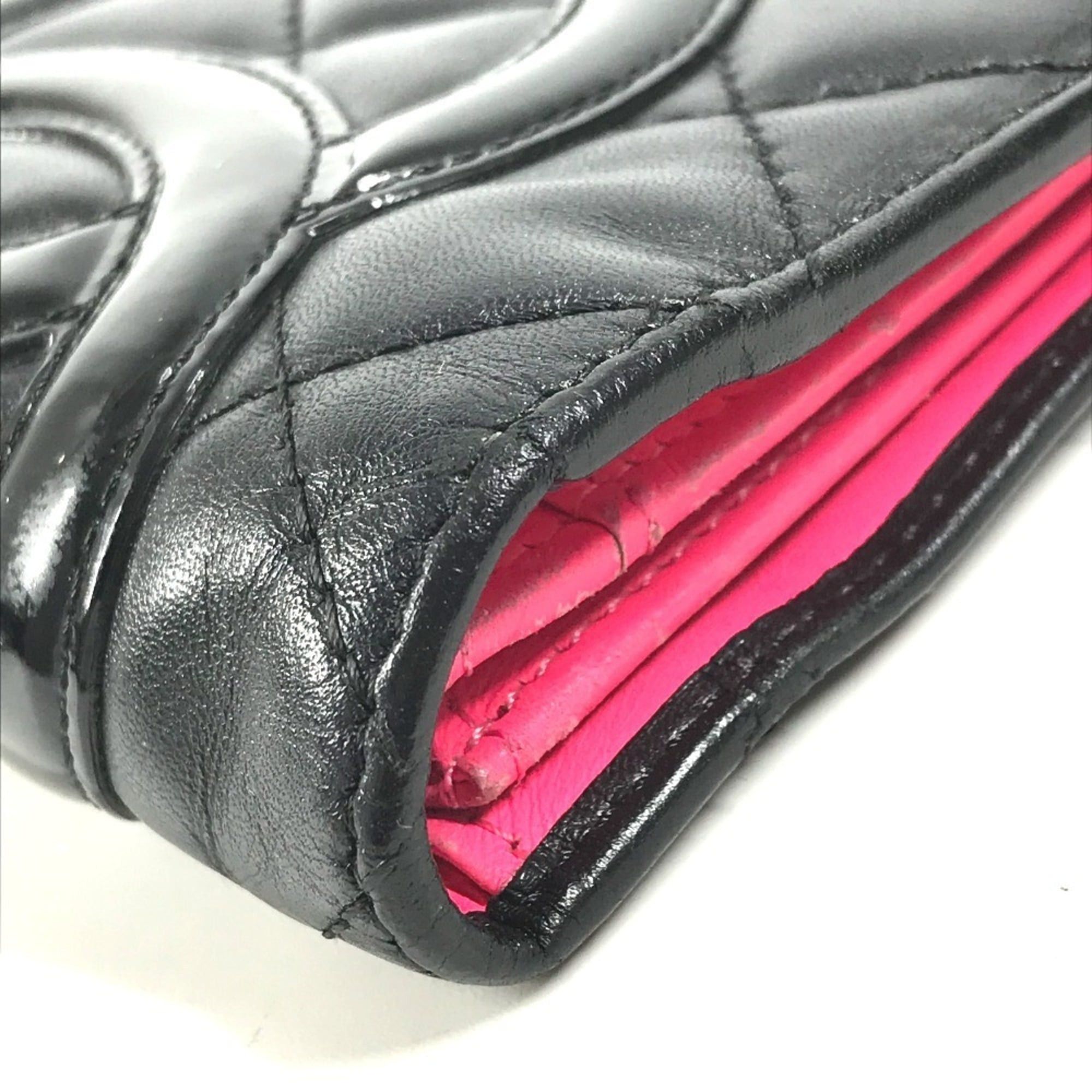 Other CHANEL A26717 Cambon Line CC Coco Mark Logo Long Wallet, Bi-fold, Leather, Men's/Women's, Black Size ONE SIZE - 6 Thumbnail