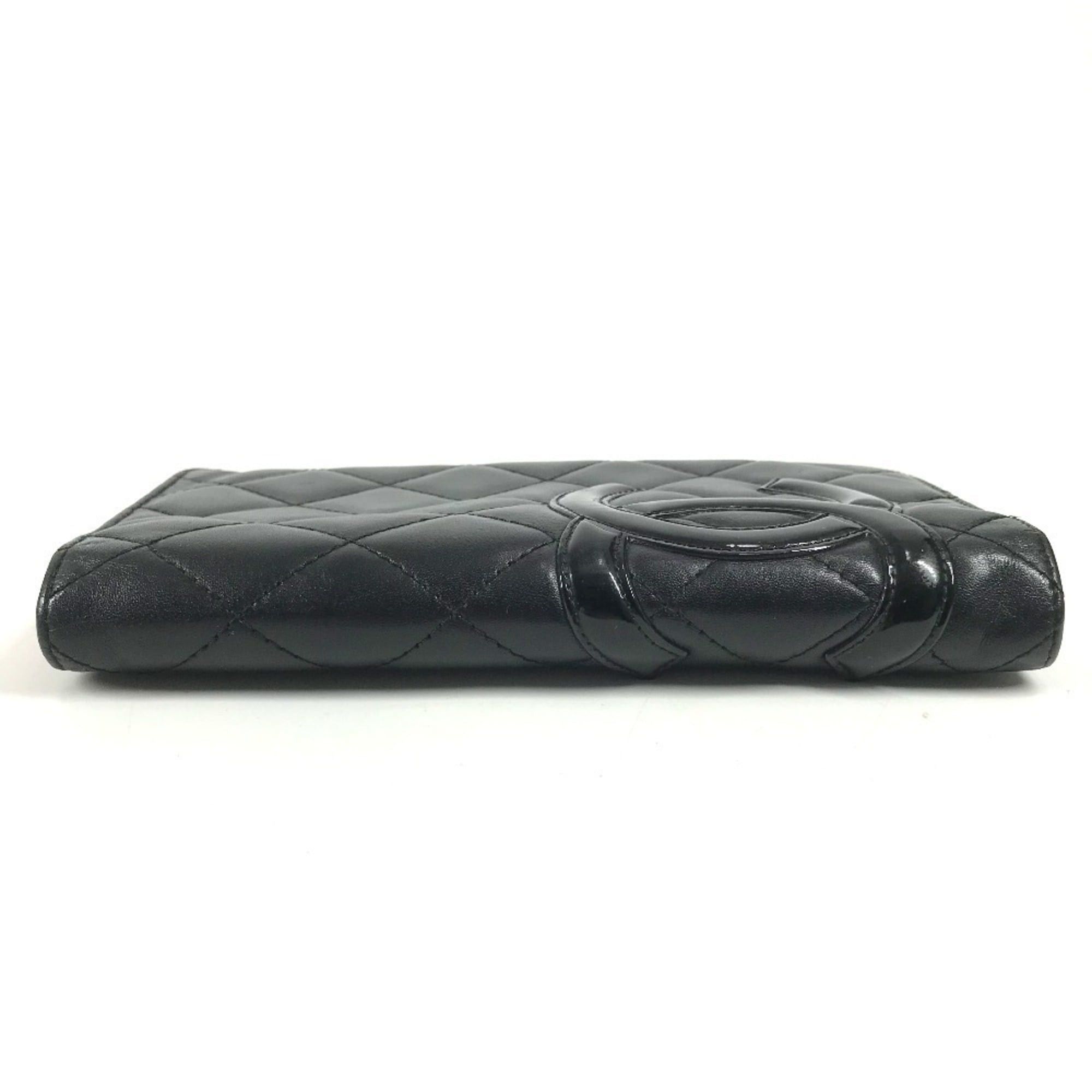 Other CHANEL A26717 Cambon Line CC Coco Mark Logo Long Wallet, Bi-fold, Leather, Men's/Women's, Black Size ONE SIZE - 5 Thumbnail