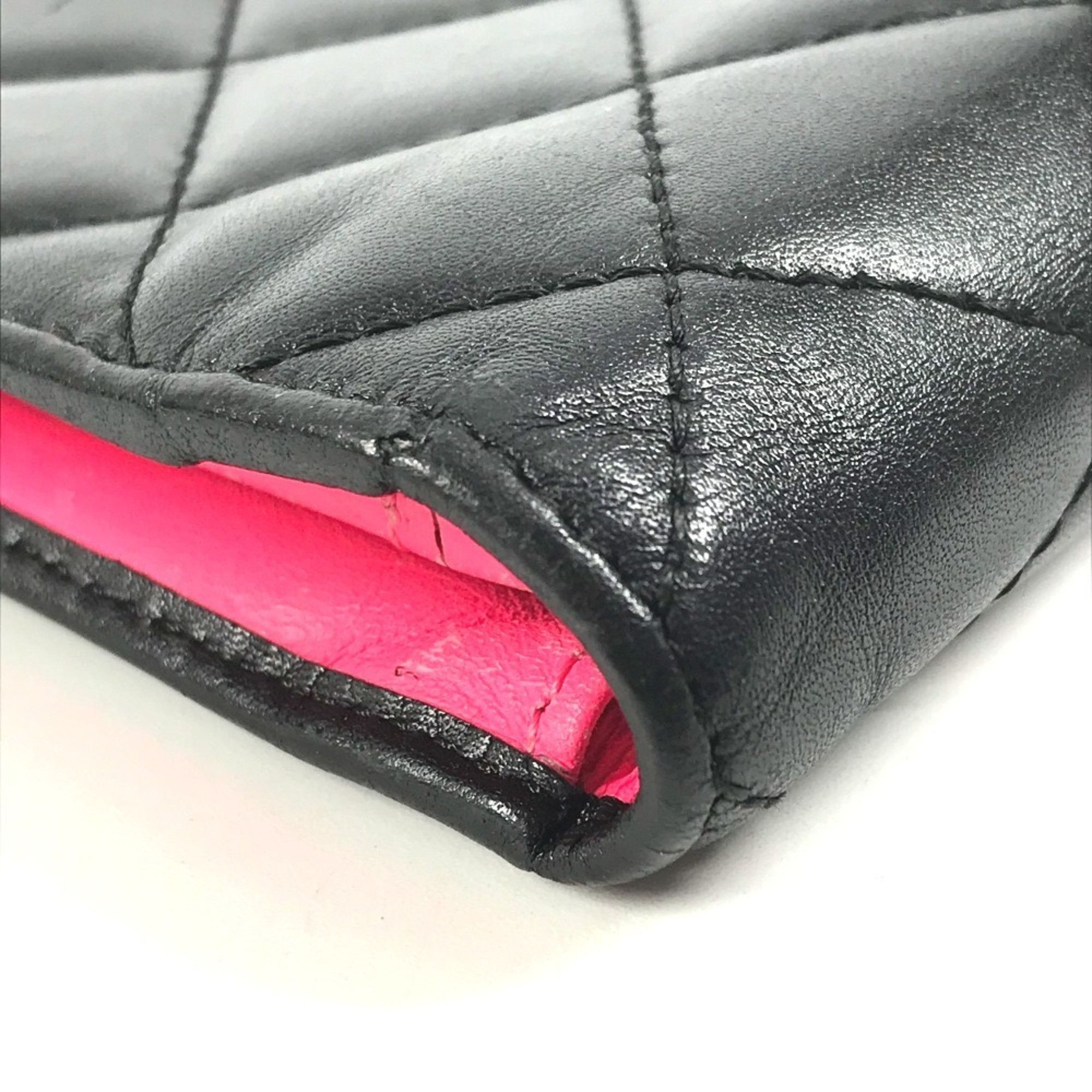Other CHANEL A26717 Cambon Line CC Coco Mark Logo Long Wallet, Bi-fold, Leather, Men's/Women's, Black Size ONE SIZE - 7 Thumbnail
