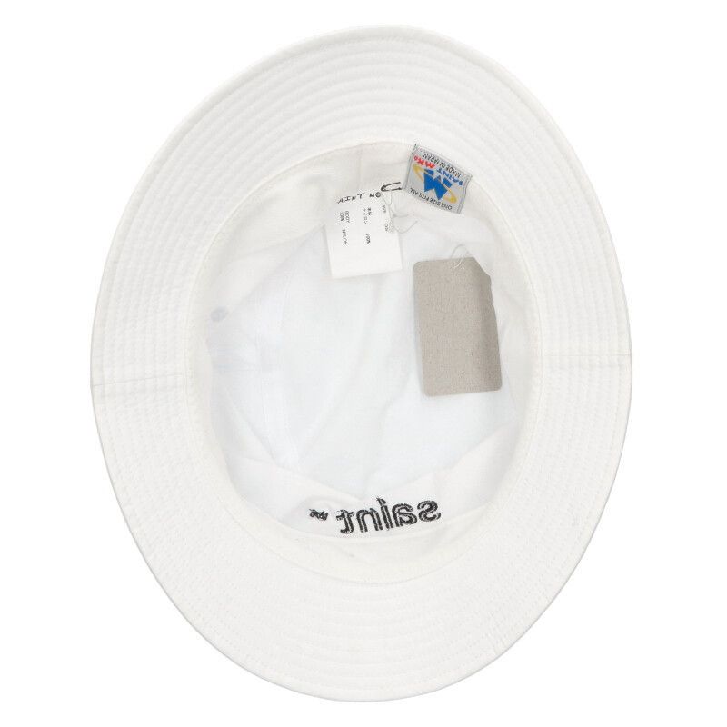 Saint Michael Saint Michael 25SS SAINT Logo Bucket Hat White Size ONE Size ONE SIZE - 3 Thumbnail