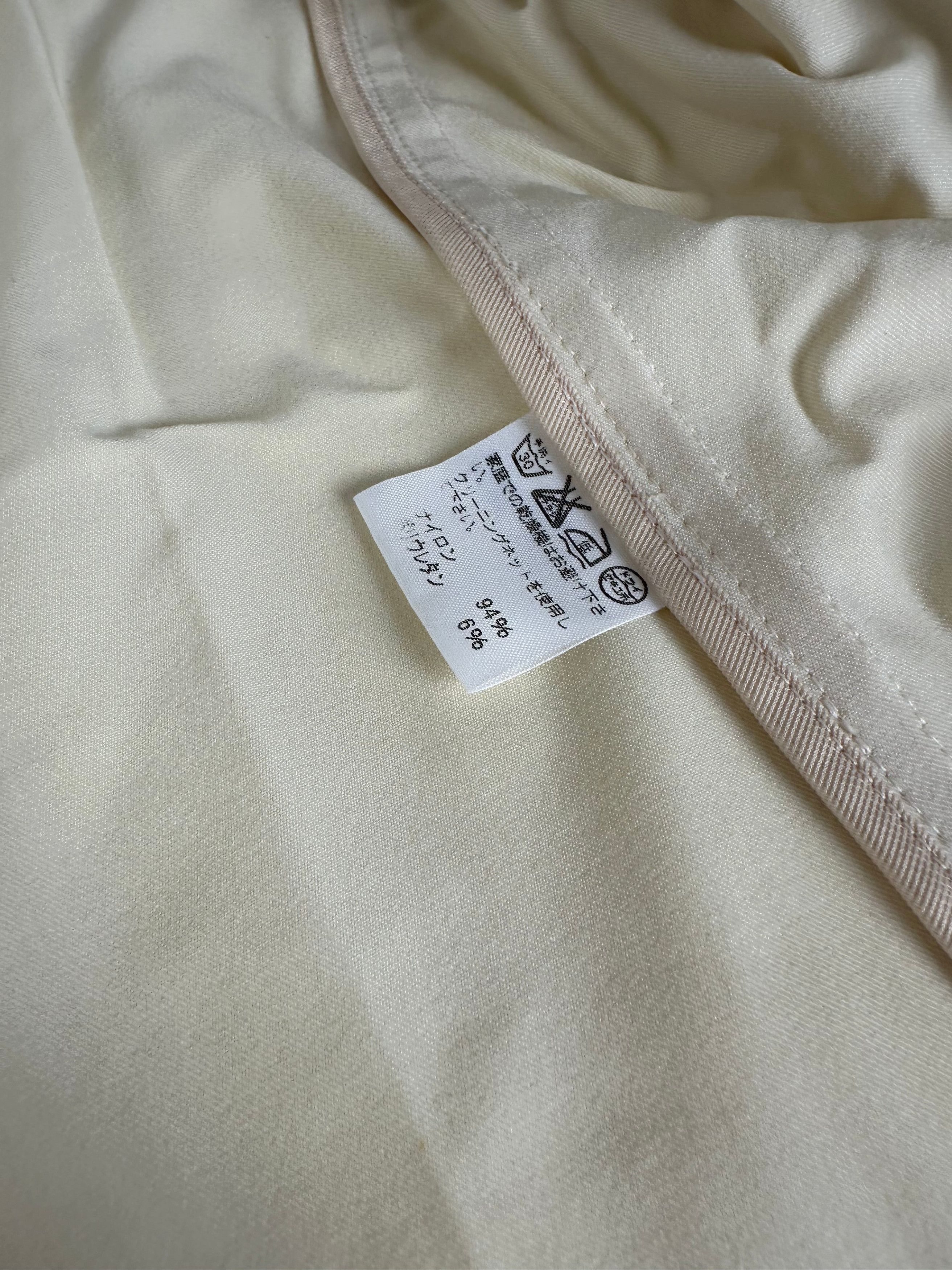 Issey Miyake Vintage Fête Blazer Nylon Cream M Size M / US 6-8 / IT 42-44 - 8 Thumbnail