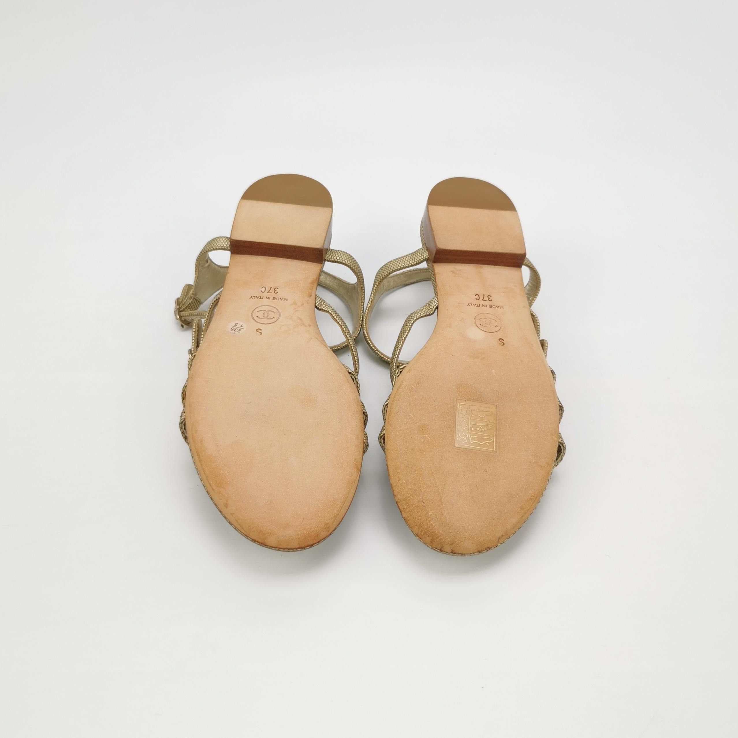Chanel Chanel Women 7 Sandals Size US 7 / IT 37 - 5 Thumbnail