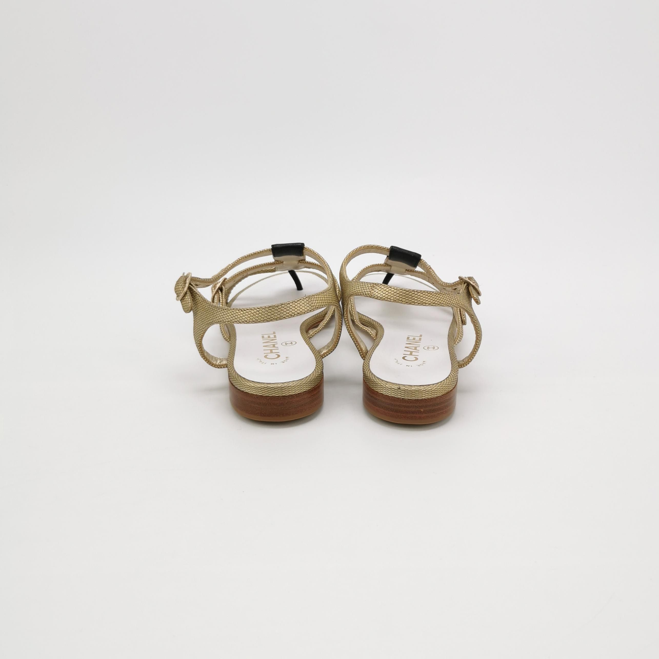 Chanel Chanel Women 7 Sandals Size US 7 / IT 37 - 4 Thumbnail