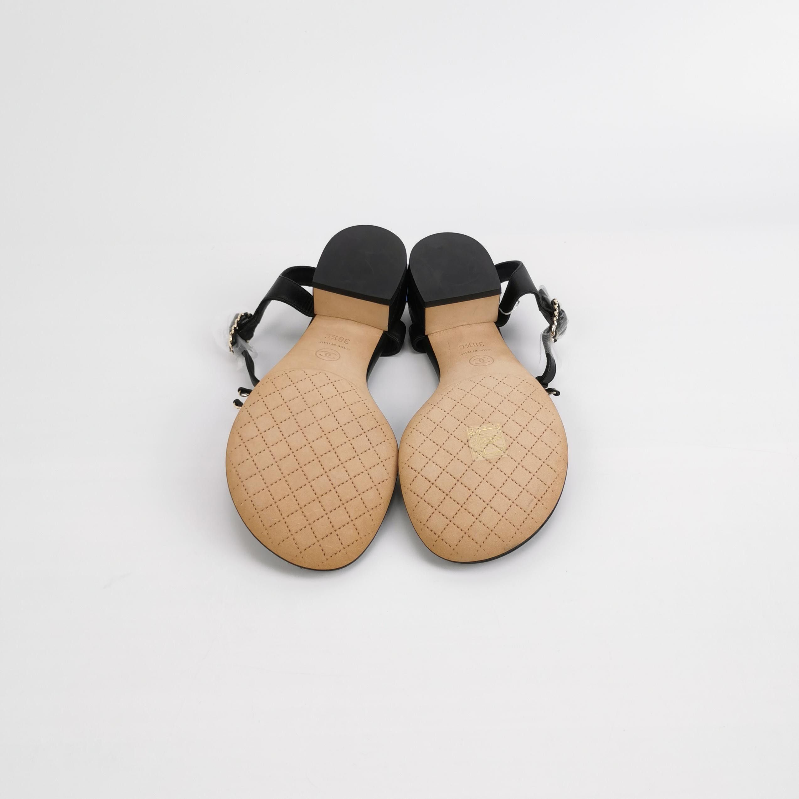 Chanel Chanel Women 8-5 Sandals Size US 8.5 / IT 38.5 - 5 Thumbnail