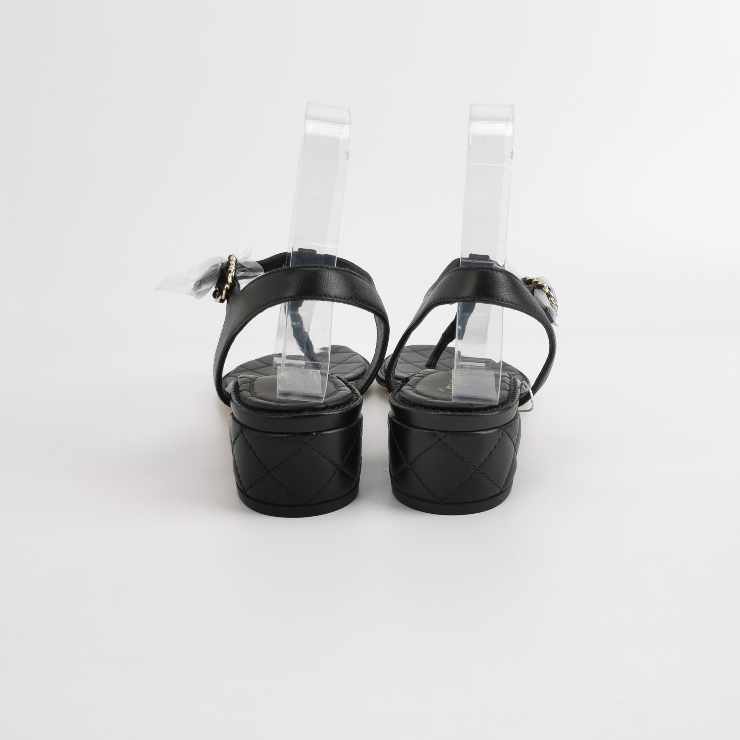 Chanel Chanel Women 8-5 Sandals Size US 8.5 / IT 38.5 - 4 Thumbnail