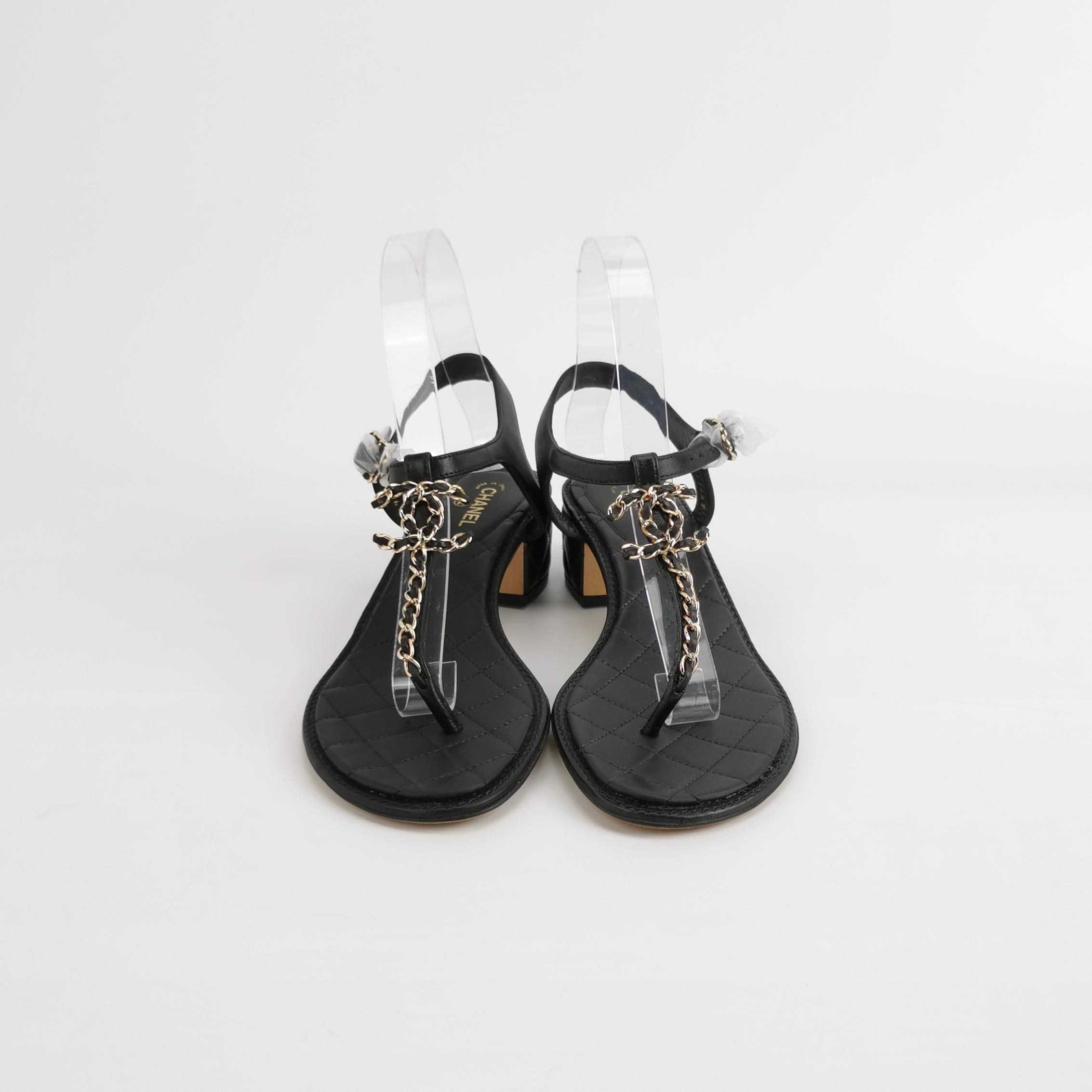 Chanel Chanel Women 8-5 Sandals Size US 8.5 / IT 38.5 - 3 Thumbnail