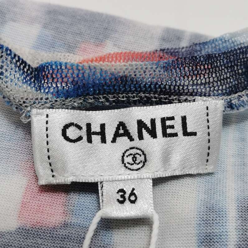 Chanel Chanel Women it_36 Short Sleeve Shirts Size XS / US 0-2 / IT 36-38 - 4 Thumbnail
