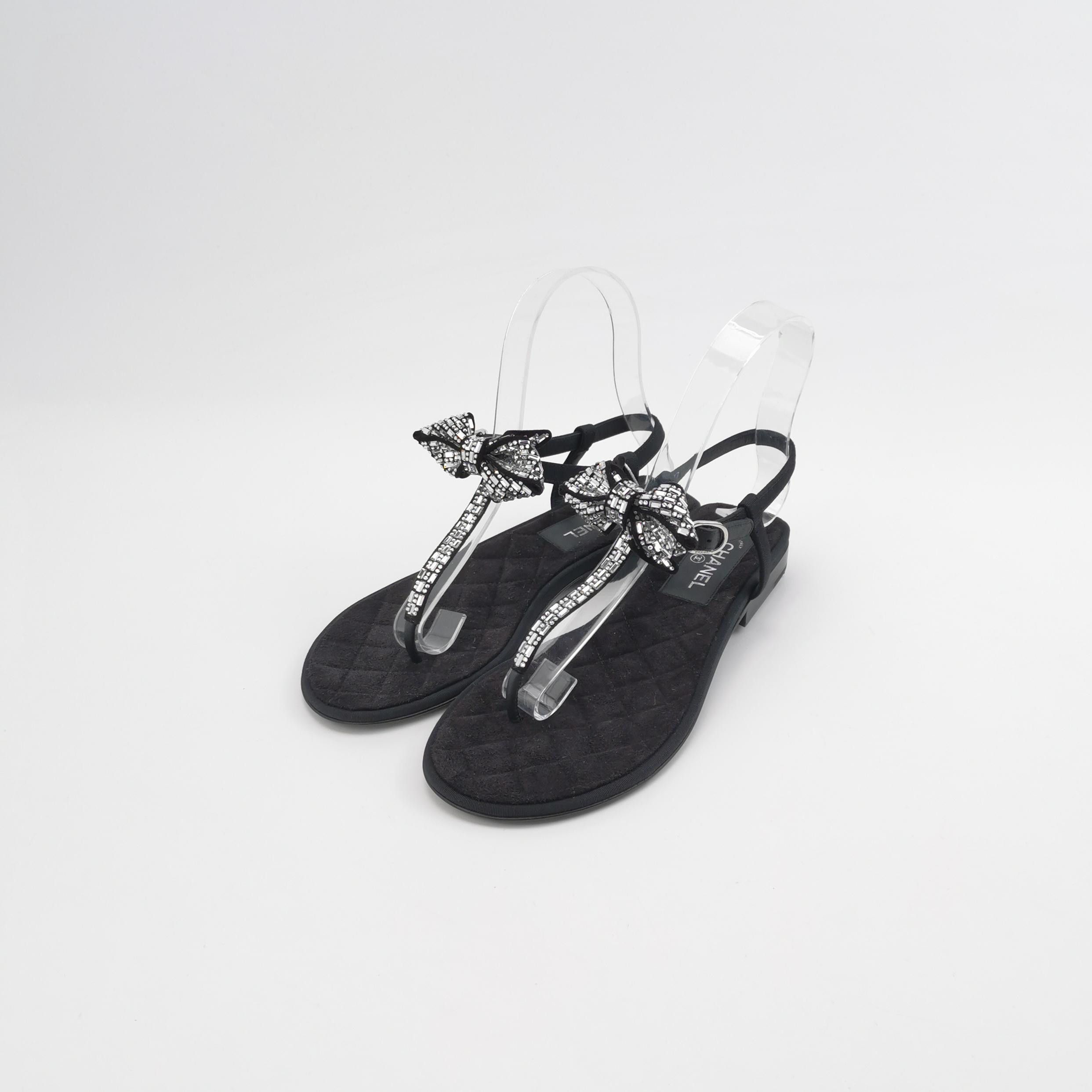 Chanel Chanel Women 5-5 Sandals Size US 5.5 / IT 35.5 - 2 Thumbnail