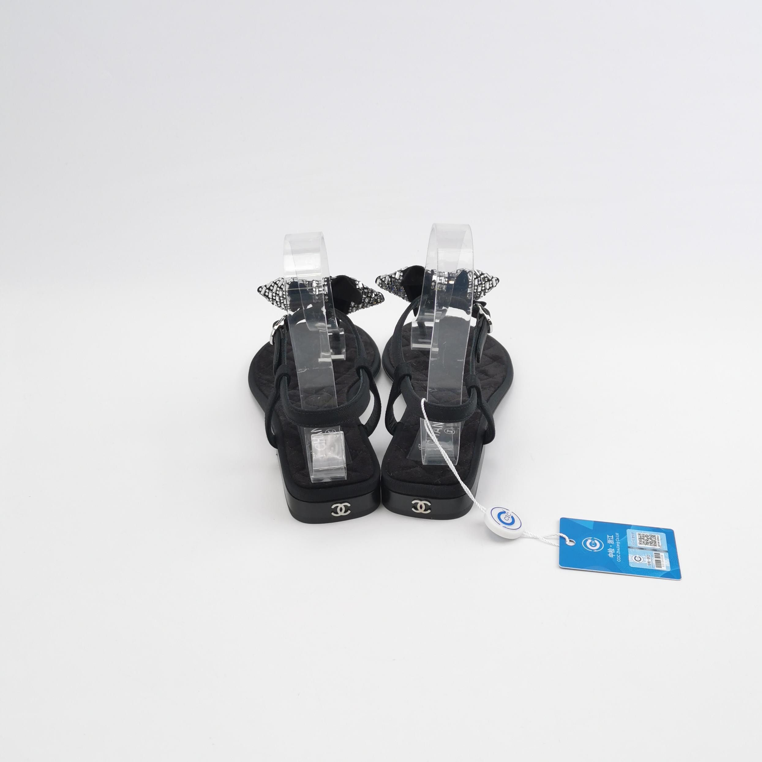 Chanel Chanel Women 5-5 Sandals Size US 5.5 / IT 35.5 - 4 Thumbnail