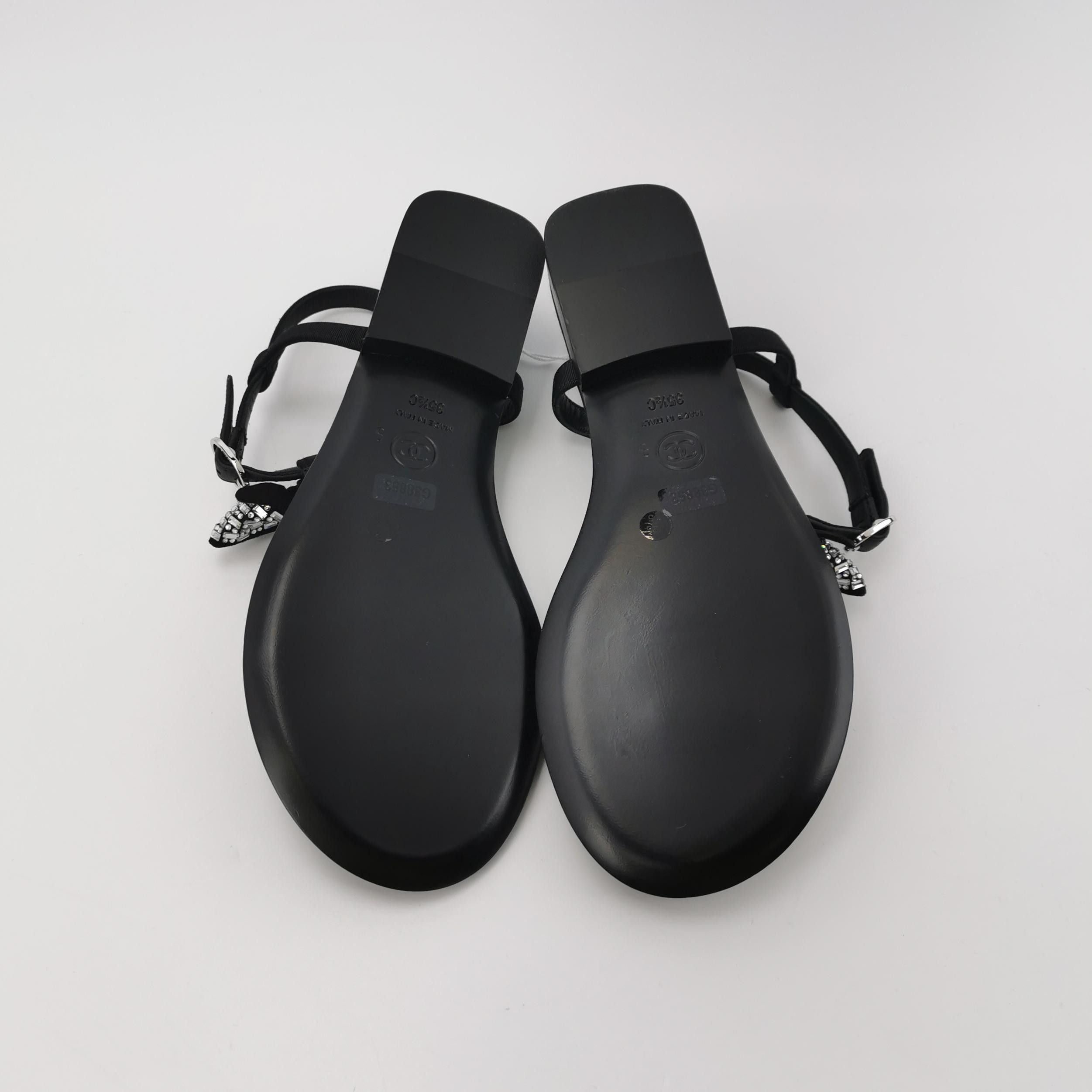Chanel Chanel Women 5-5 Sandals Size US 5.5 / IT 35.5 - 5 Thumbnail