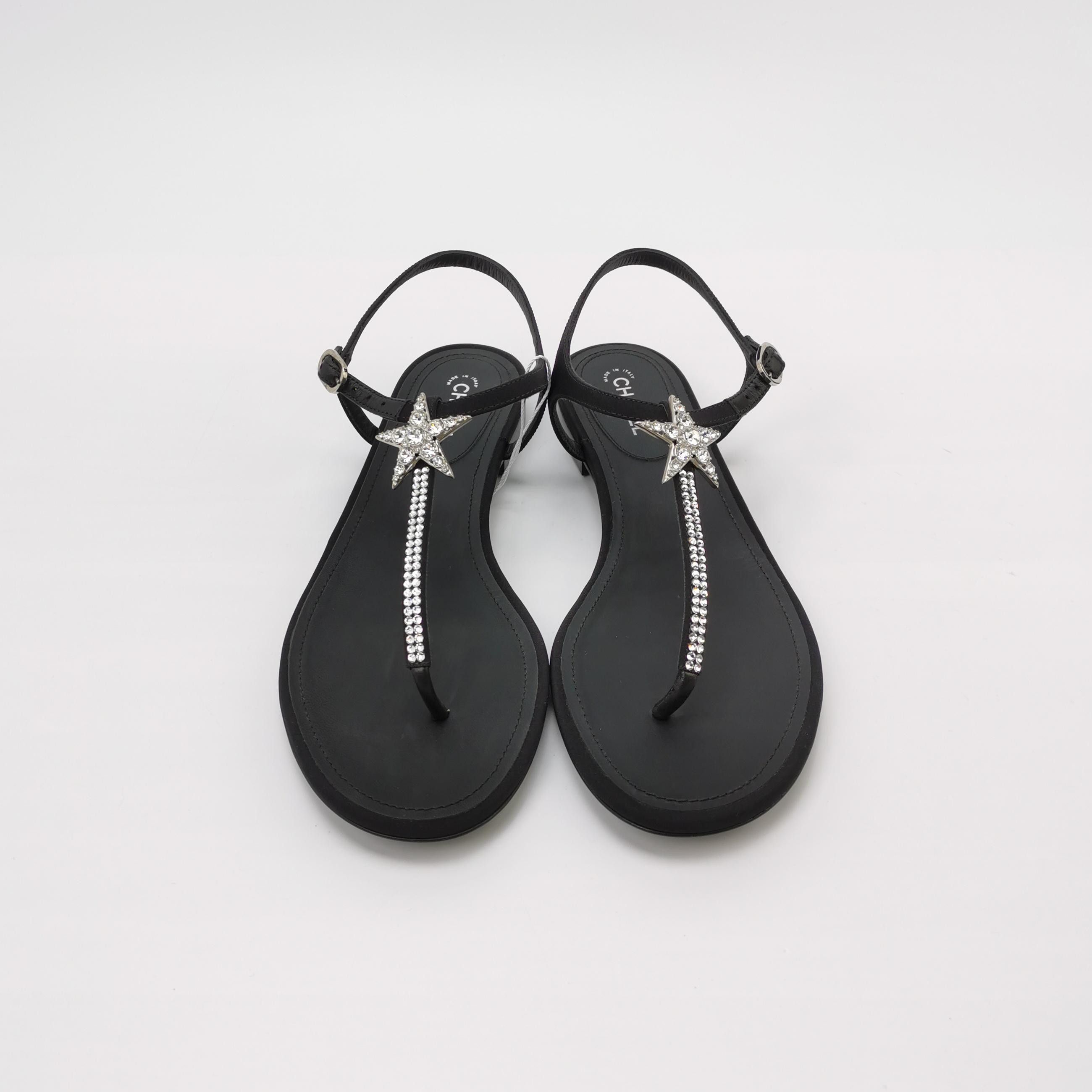 Chanel Chanel Women 8-5 Sandals Size US 8.5 / IT 38.5 - 3 Thumbnail