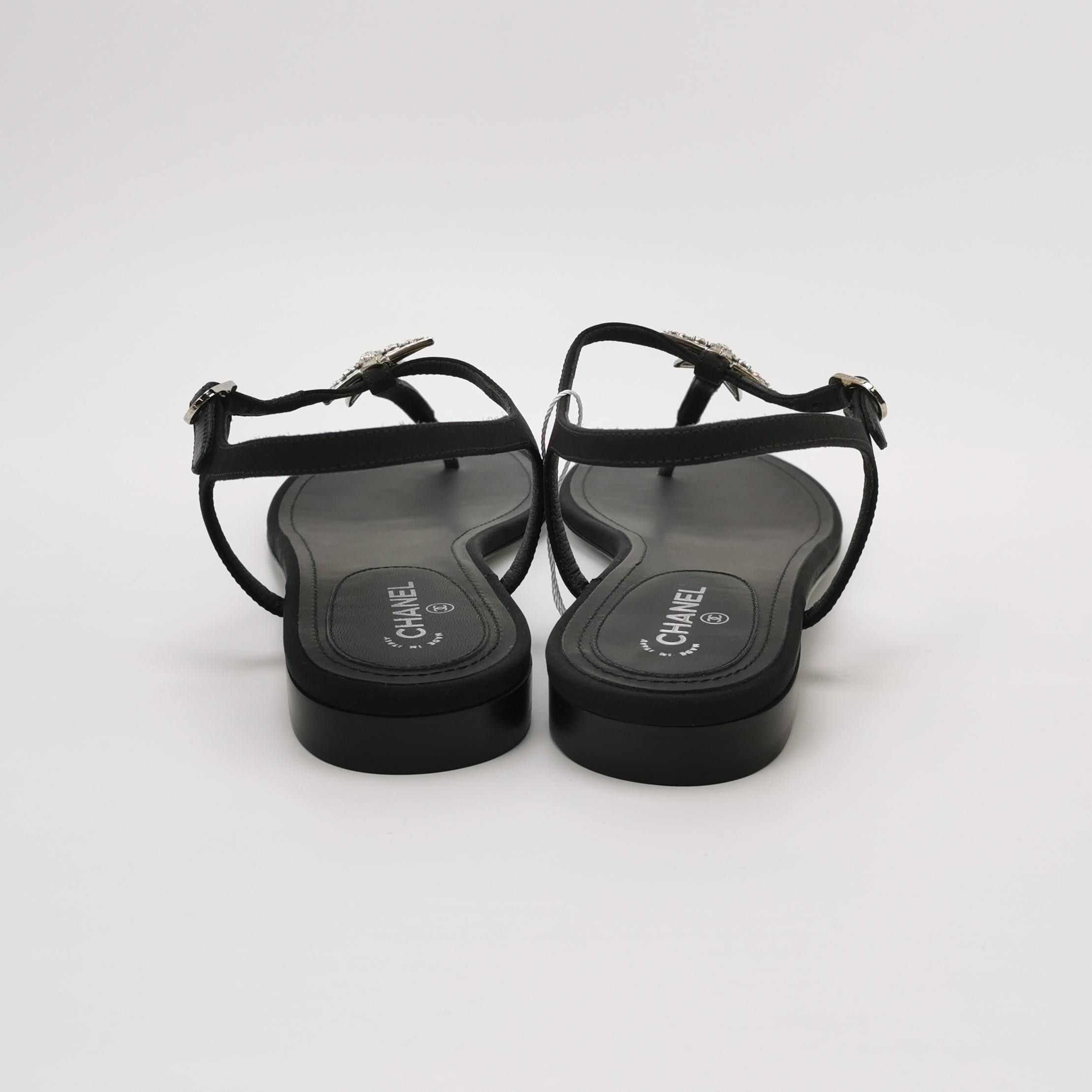 Chanel Chanel Women 8-5 Sandals Size US 8.5 / IT 38.5 - 4 Thumbnail