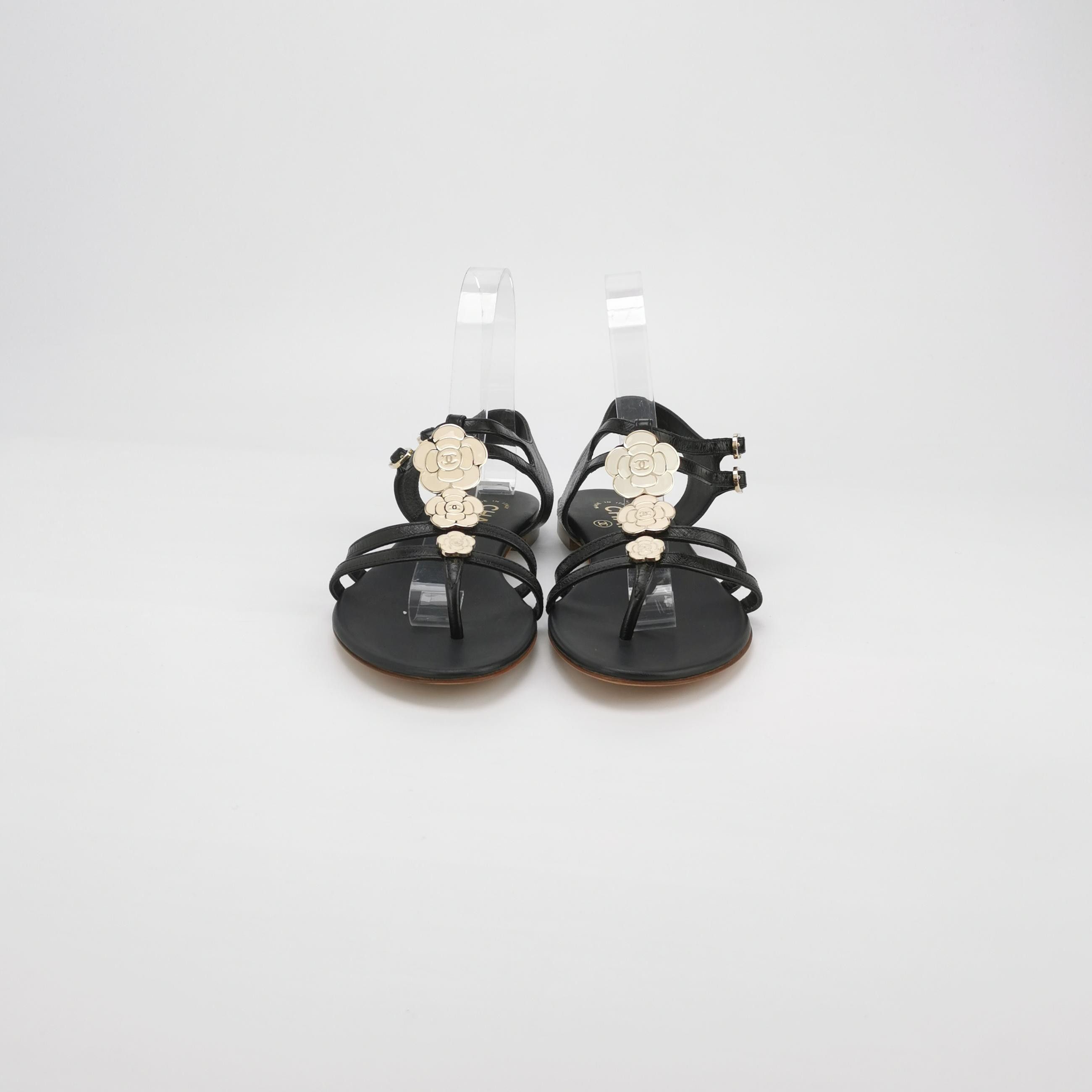 Chanel Chanel Women 6 Sandals Size US 6 / IT 36 - 3 Thumbnail