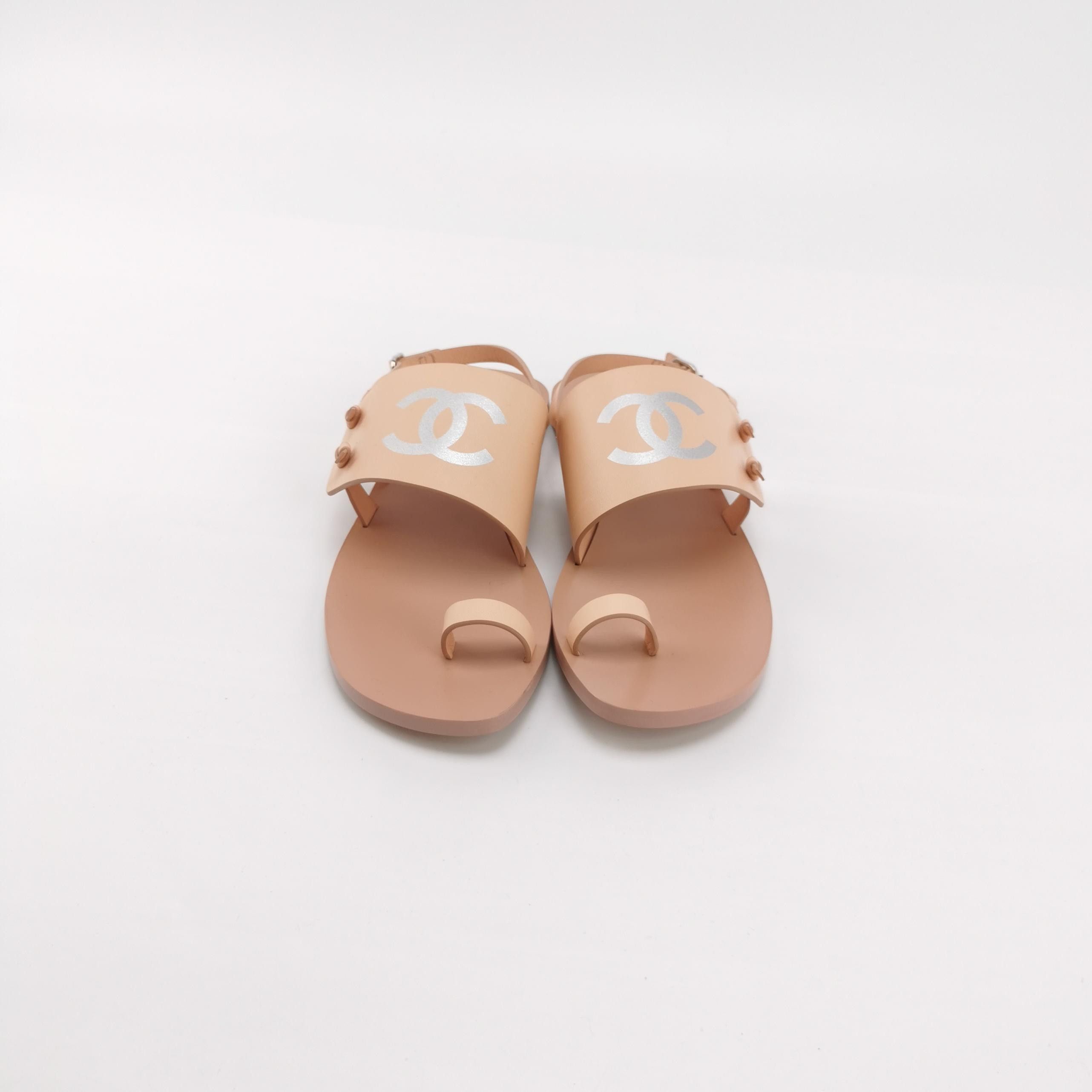 Chanel Chanel Women 7 Sandals Size US 7 / IT 37 - 3 Thumbnail
