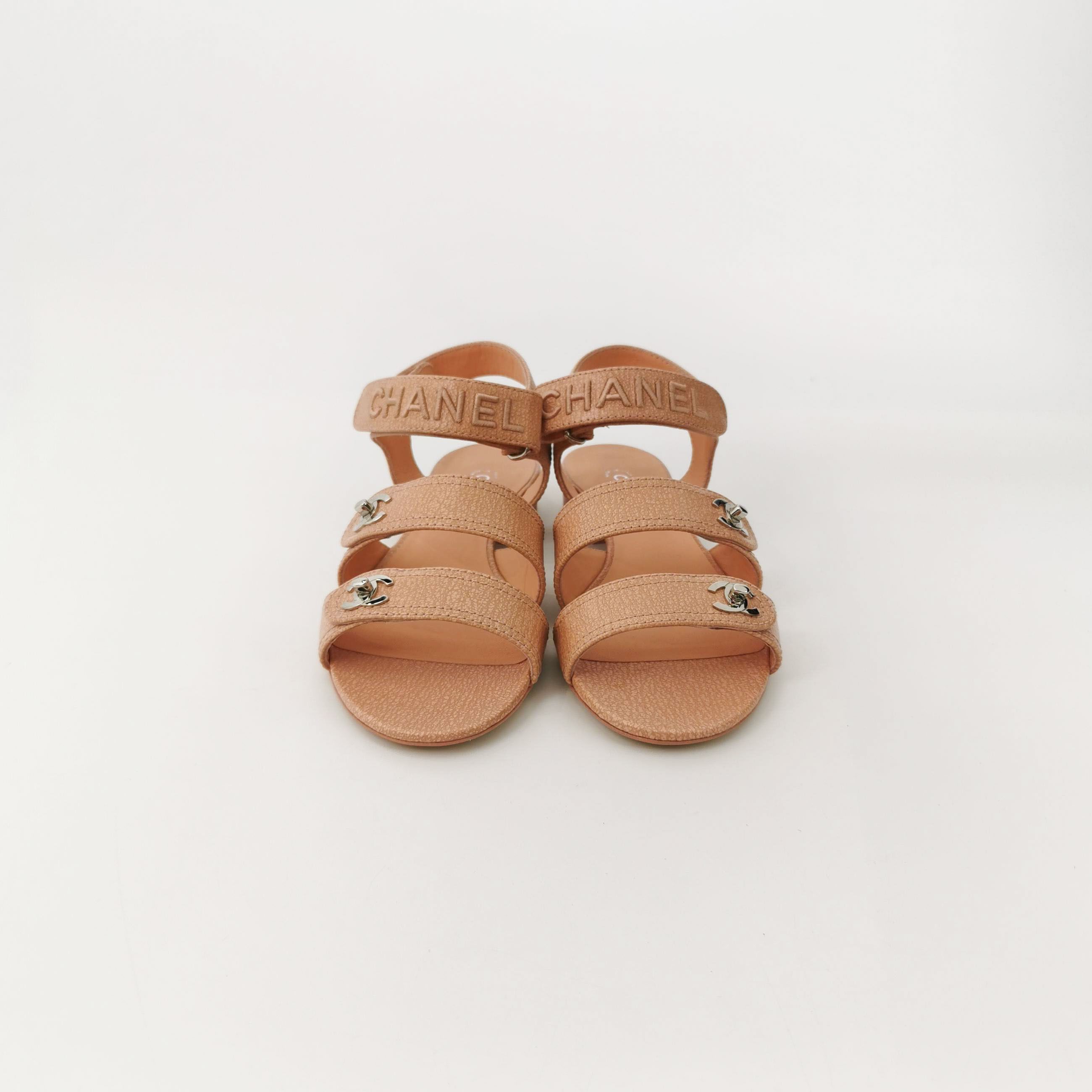 Chanel Chanel Women 6-5 Sandals Size US 6.5 / IT 36.5 - 3 Thumbnail