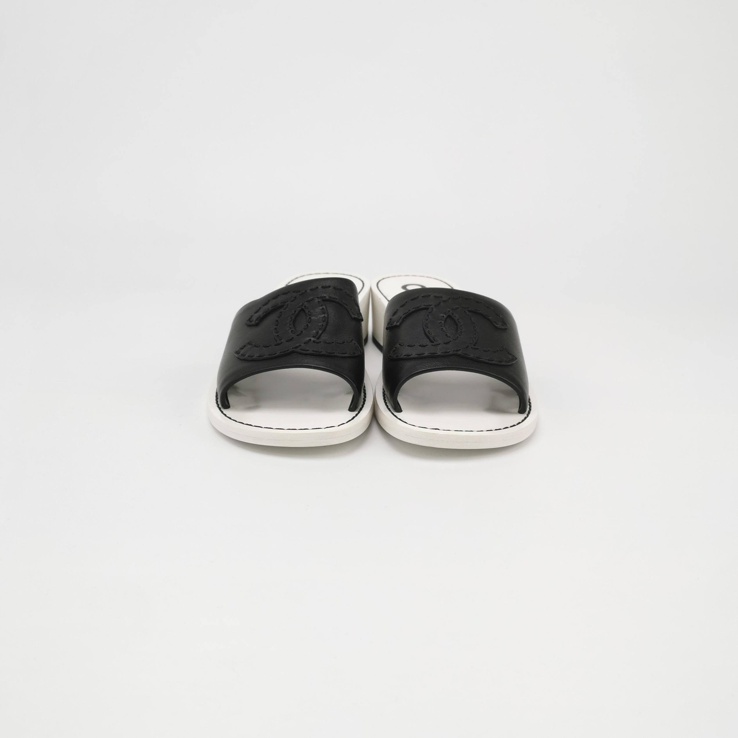 Chanel Chanel Women 5-5 Sandals Size US 5.5 / IT 35.5 - 3 Thumbnail