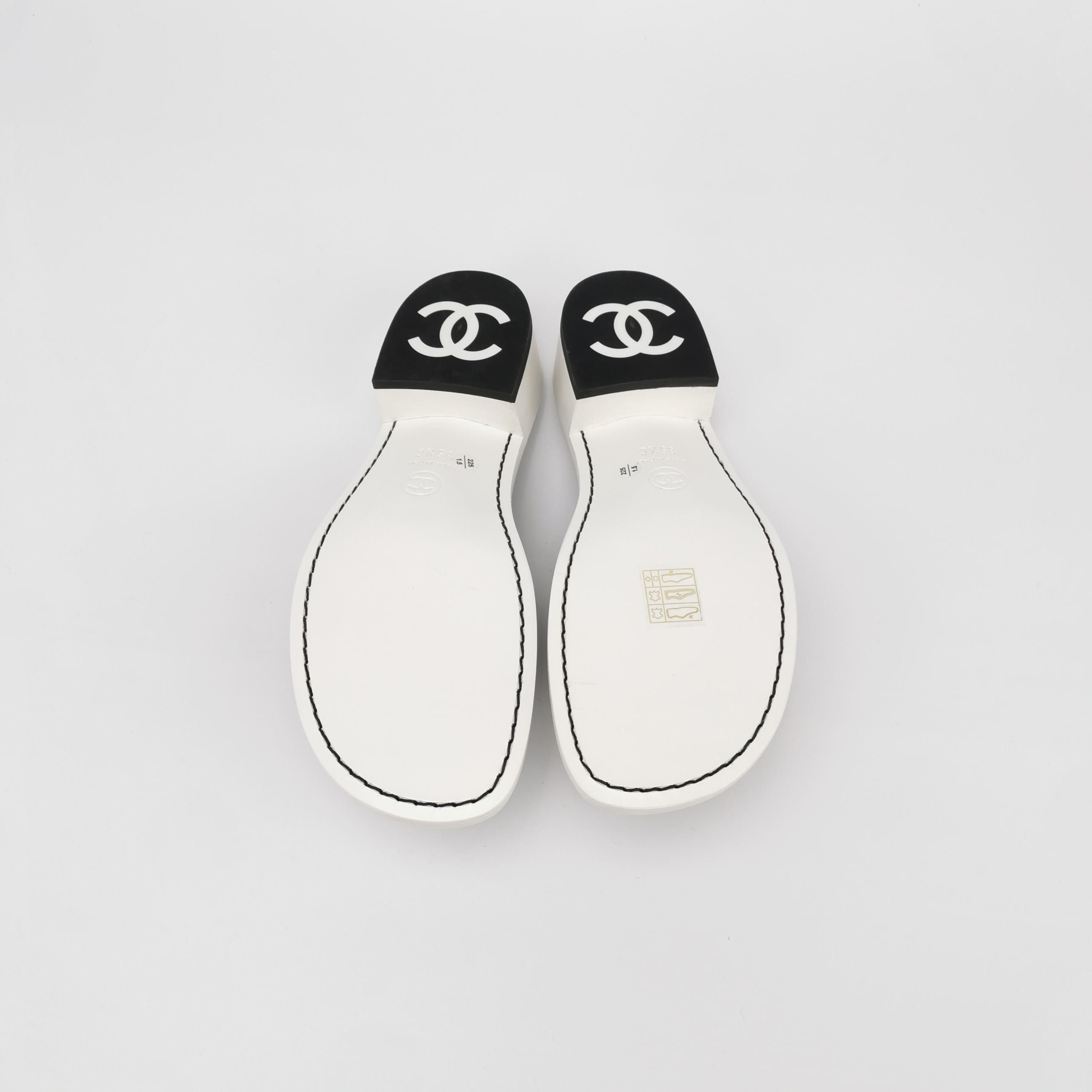 Chanel Chanel Women 5-5 Sandals Size US 5.5 / IT 35.5 - 5 Thumbnail