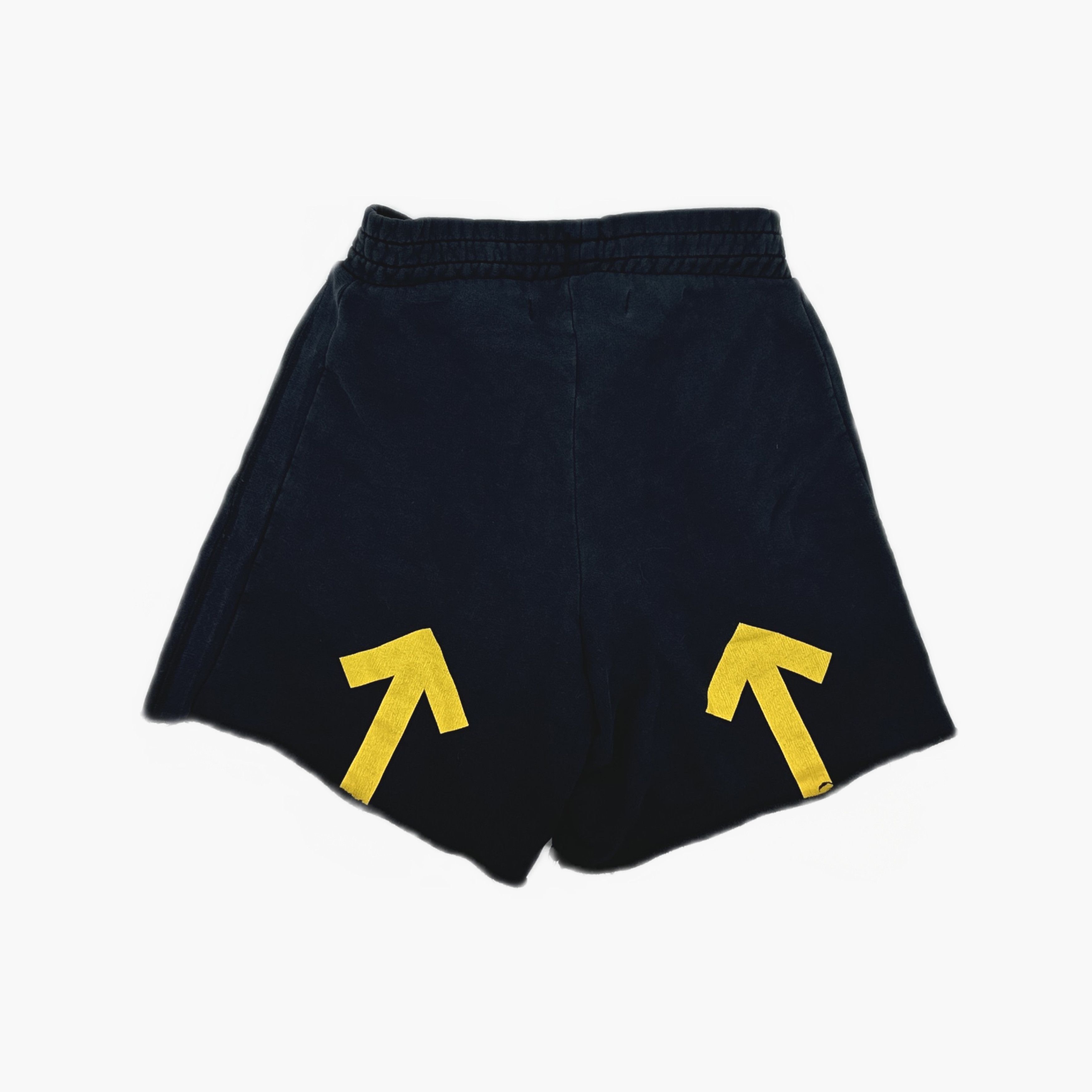 Off-White Off-White Yellow Logo Shorts Size XS Size US 28 / EU 44 - 2 Thumbnail