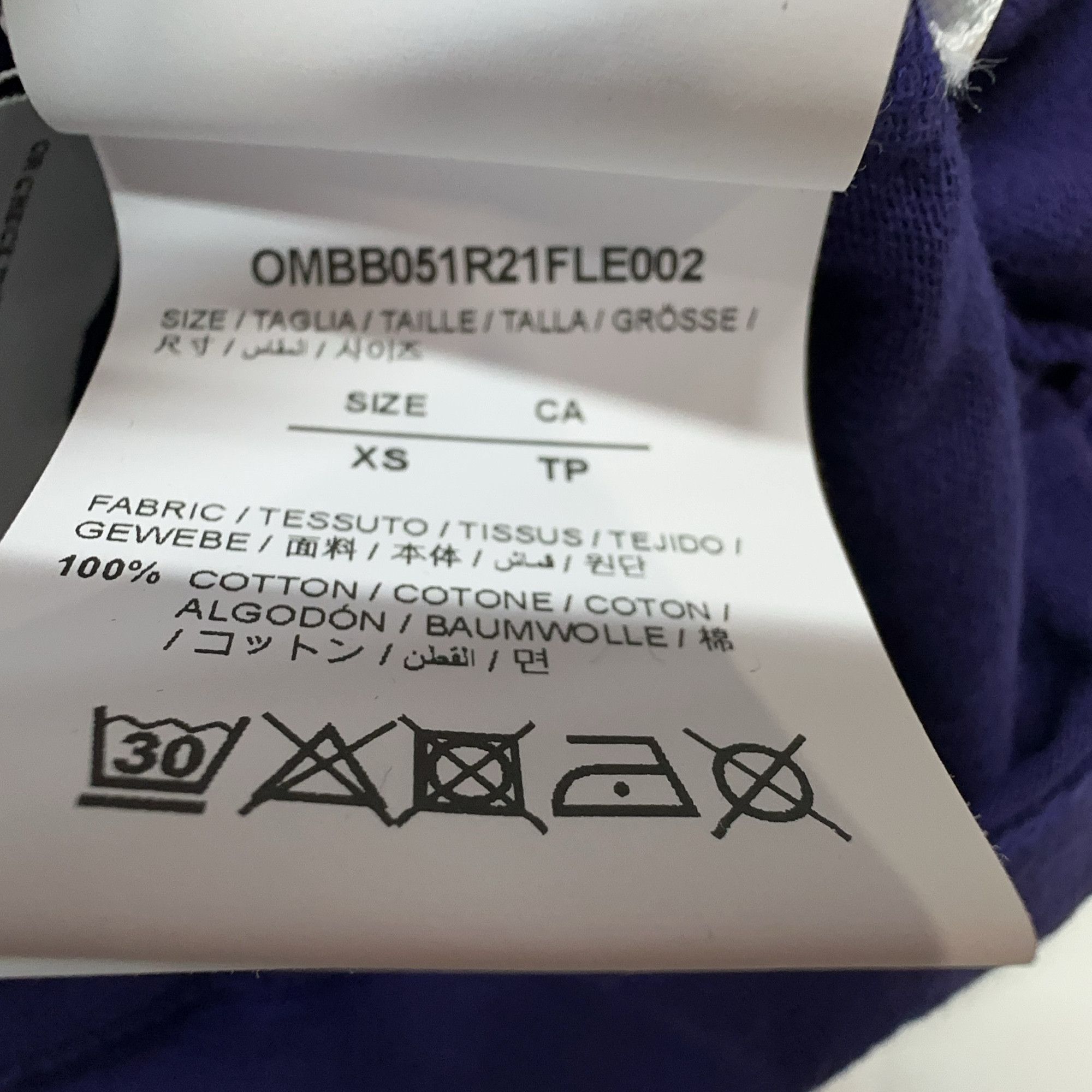 Off-White OFF-WHITE Purple Layered Hoodie Size XS Size US XS / EU 42 / 0 - 3 Thumbnail