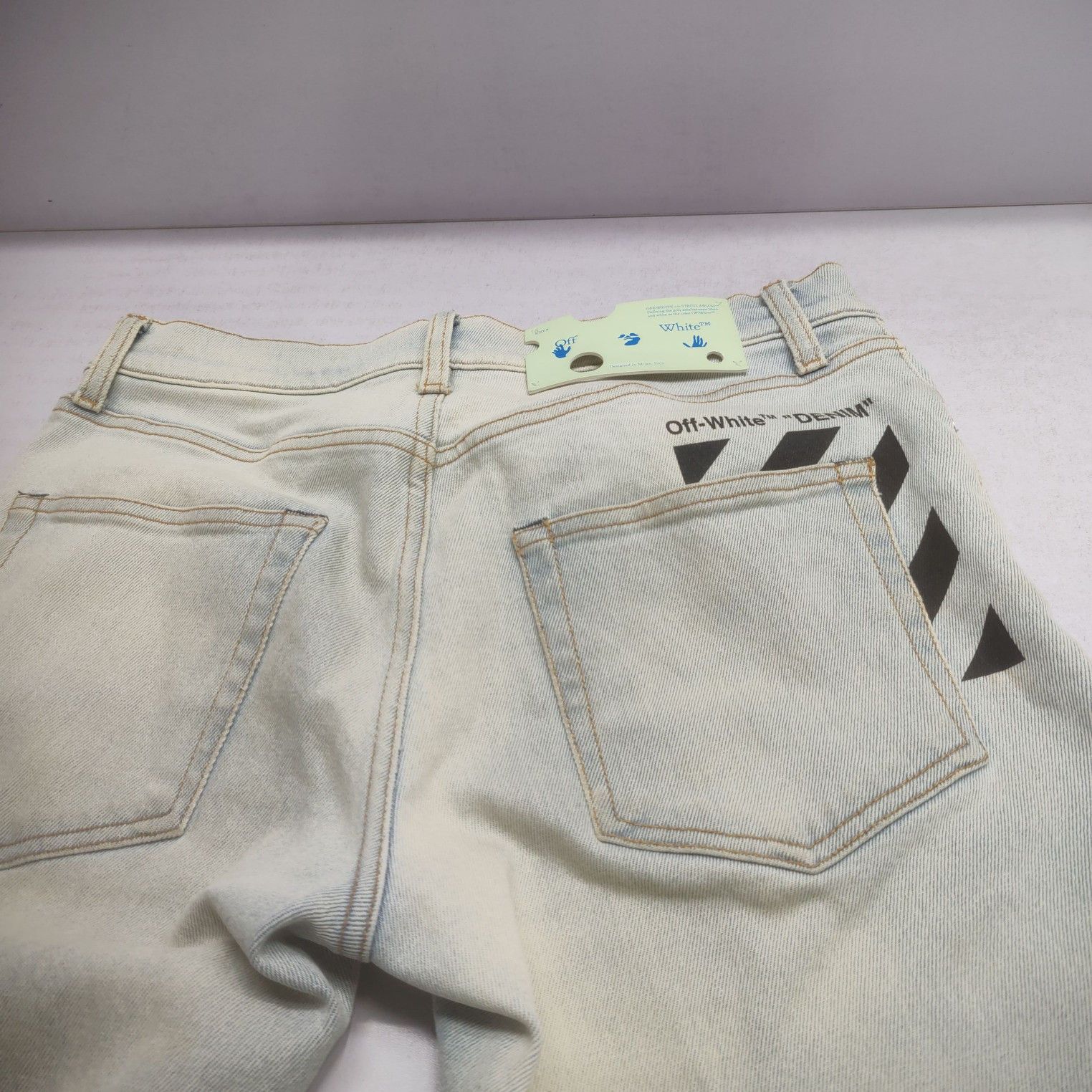 Off-White OFF-WHITE Personal Print Jeans Size 31 Size US 31 - 8 Thumbnail
