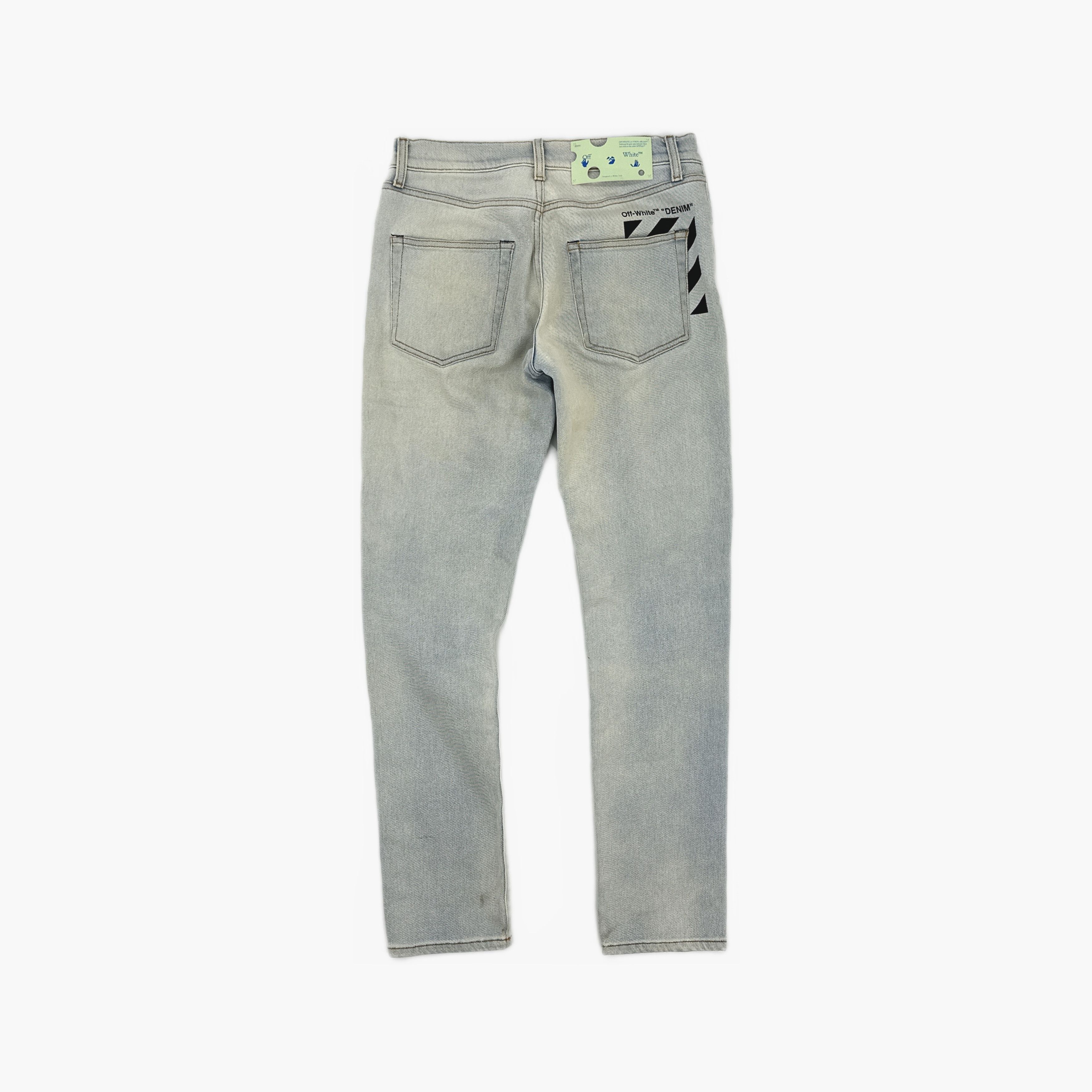 Off-White OFF-WHITE Personal Print Jeans Size 31 Size US 31 - 2 Thumbnail