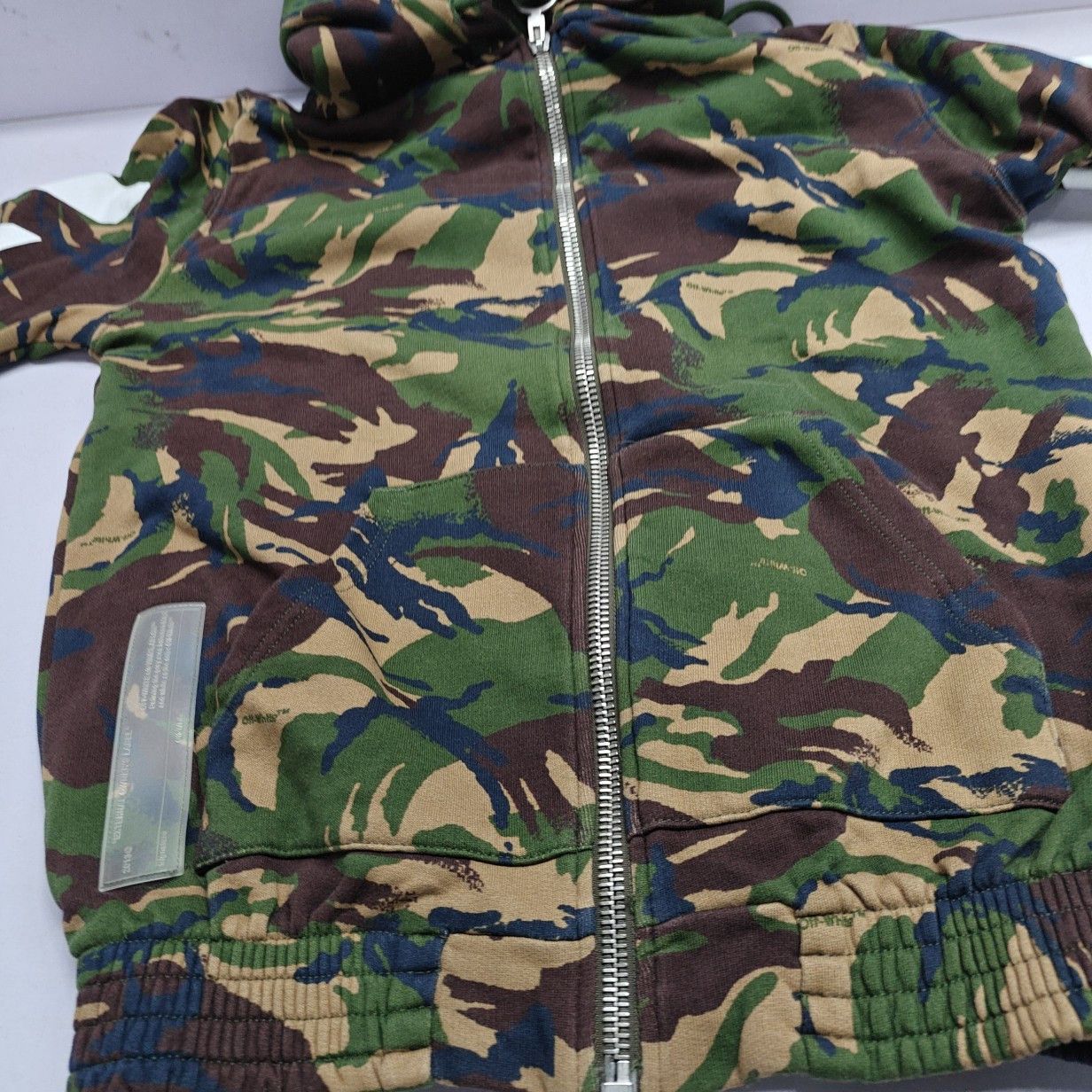 Off-White OFF-WHITE Camo Temperature Zip Hoodie Size XXS Size US XXS / EU 40 - 7 Thumbnail