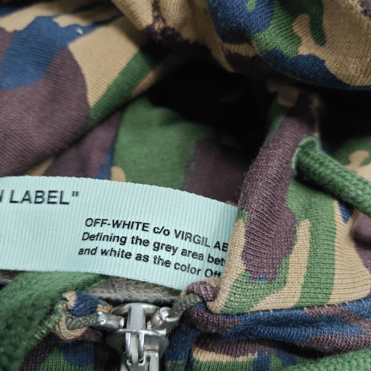 Off-White OFF-WHITE Camo Temperature Zip Hoodie Size XXS Size US XXS / EU 40 - 5 Thumbnail