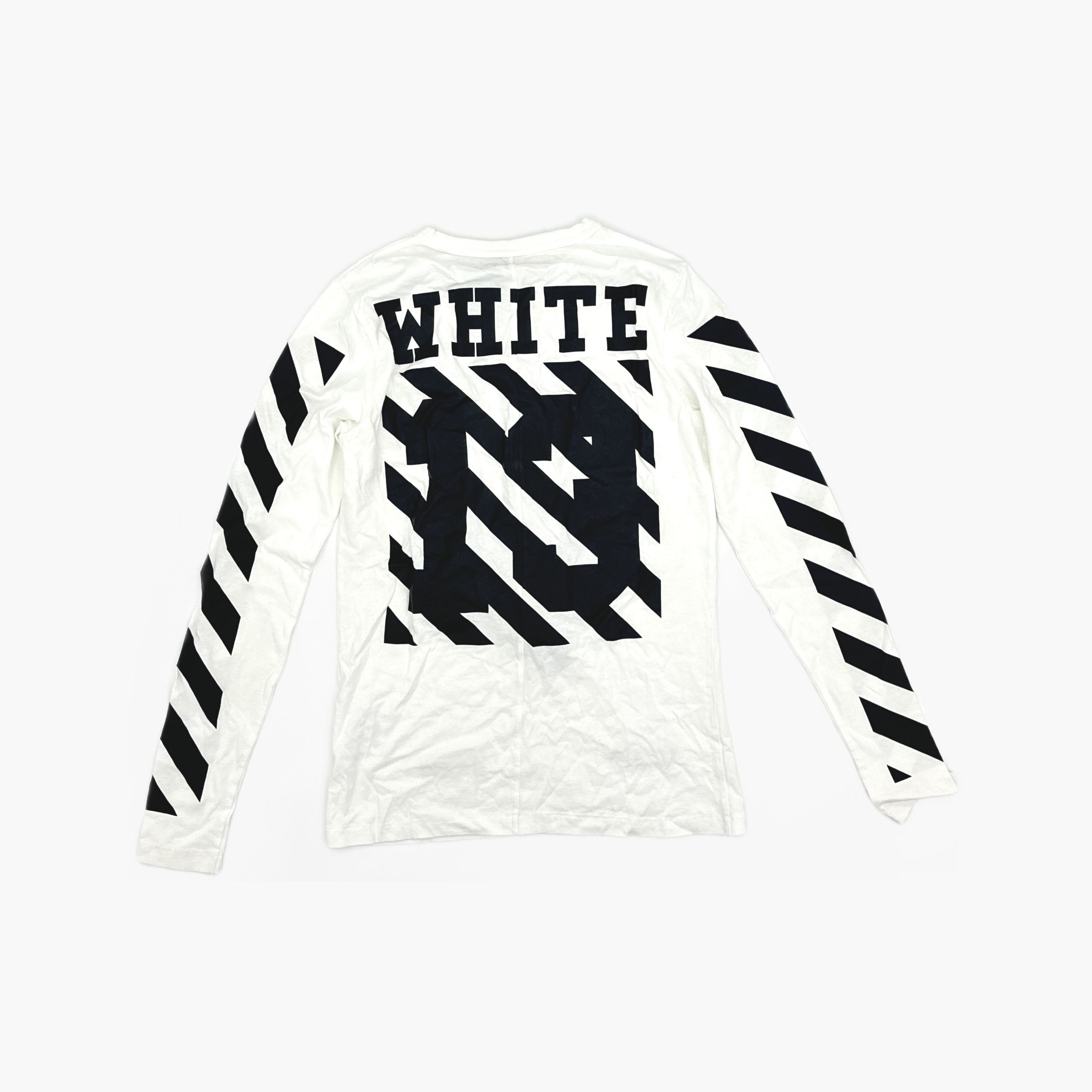 Off-White Off-White Striped Sleeve Long Sleeve T-Shirt XS Size US XS / EU 42 / 0 - 2 Thumbnail