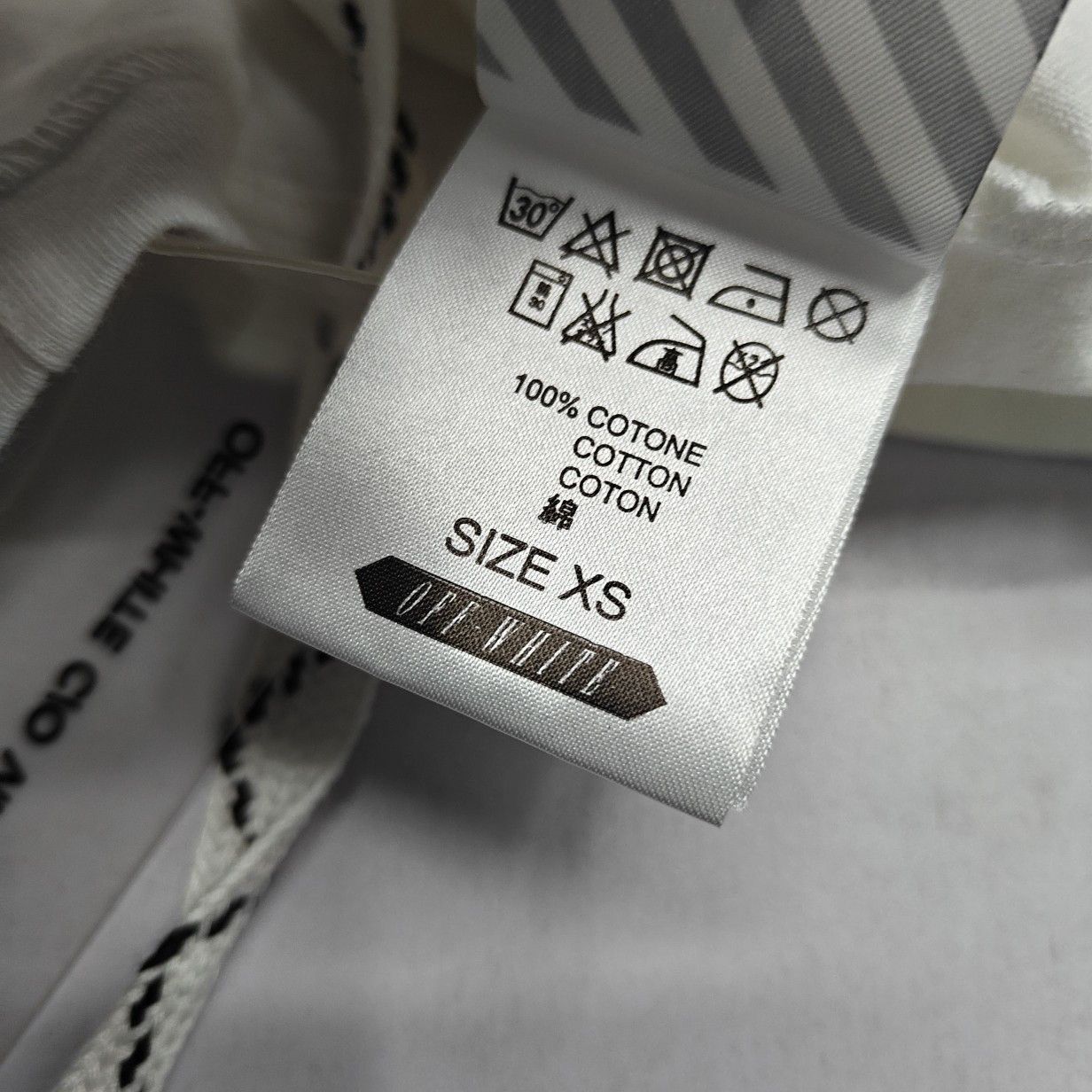 Off-White Off-White Striped Sleeve Long Sleeve T-Shirt XS Size US XS / EU 42 / 0 - 4 Thumbnail