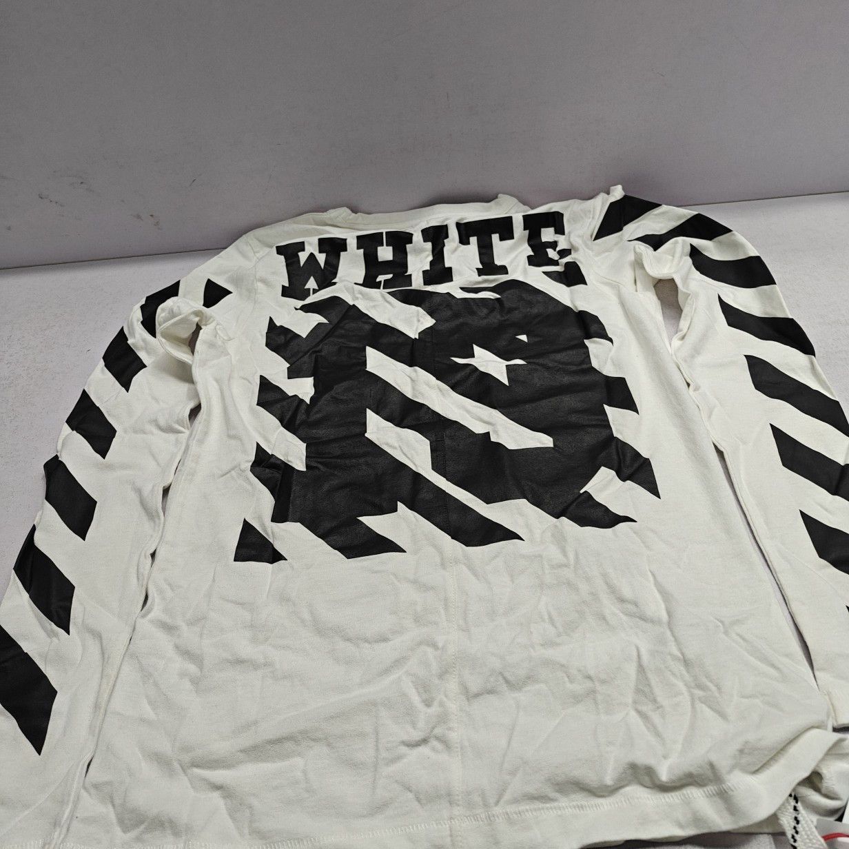 Off-White Off-White Striped Sleeve Long Sleeve T-Shirt XS Size US XS / EU 42 / 0 - 10 Thumbnail
