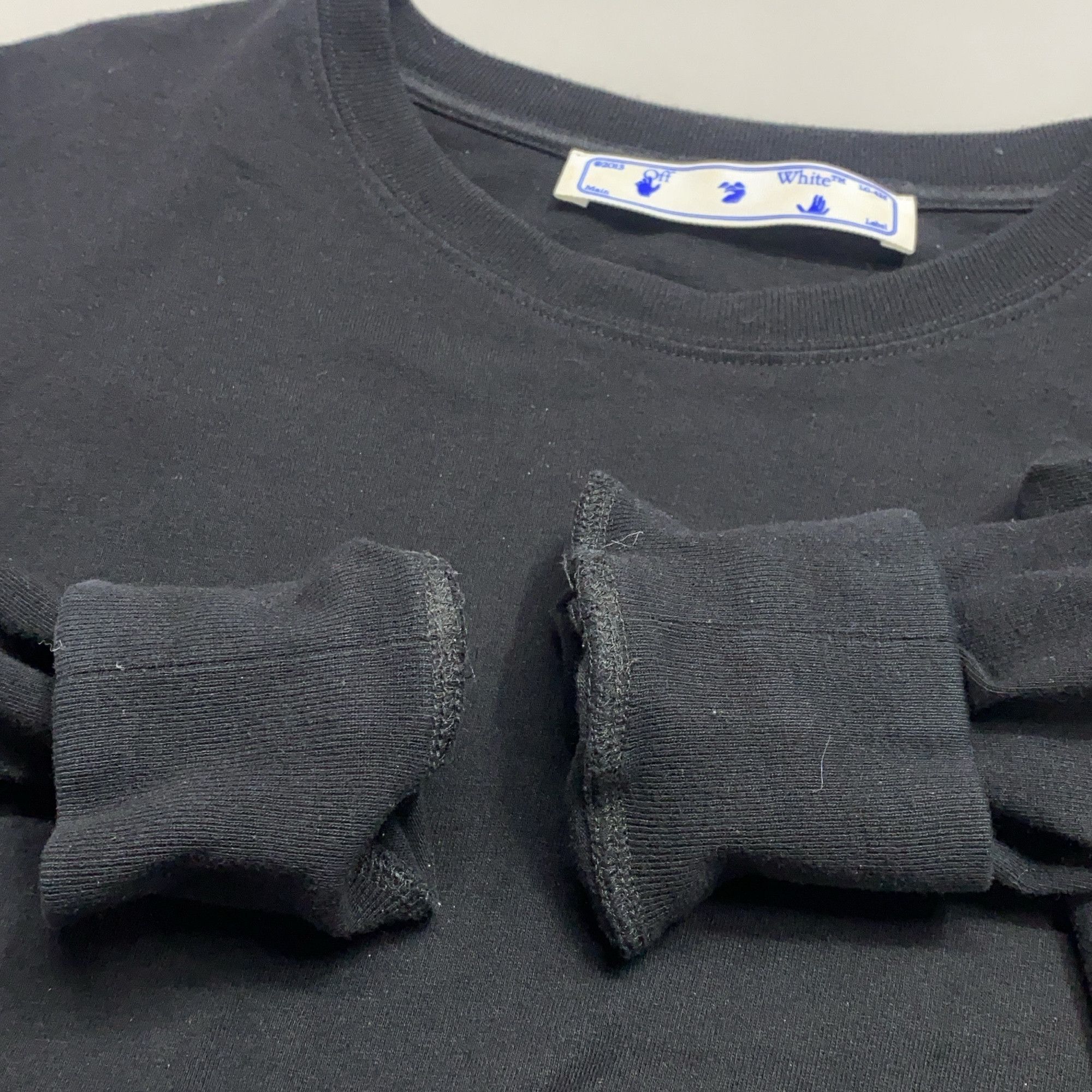 Off-White OFF-WHITE Marker Double Sleeve T-Shirt Size M Size US M / EU 48-50 / 2 - 11 Thumbnail