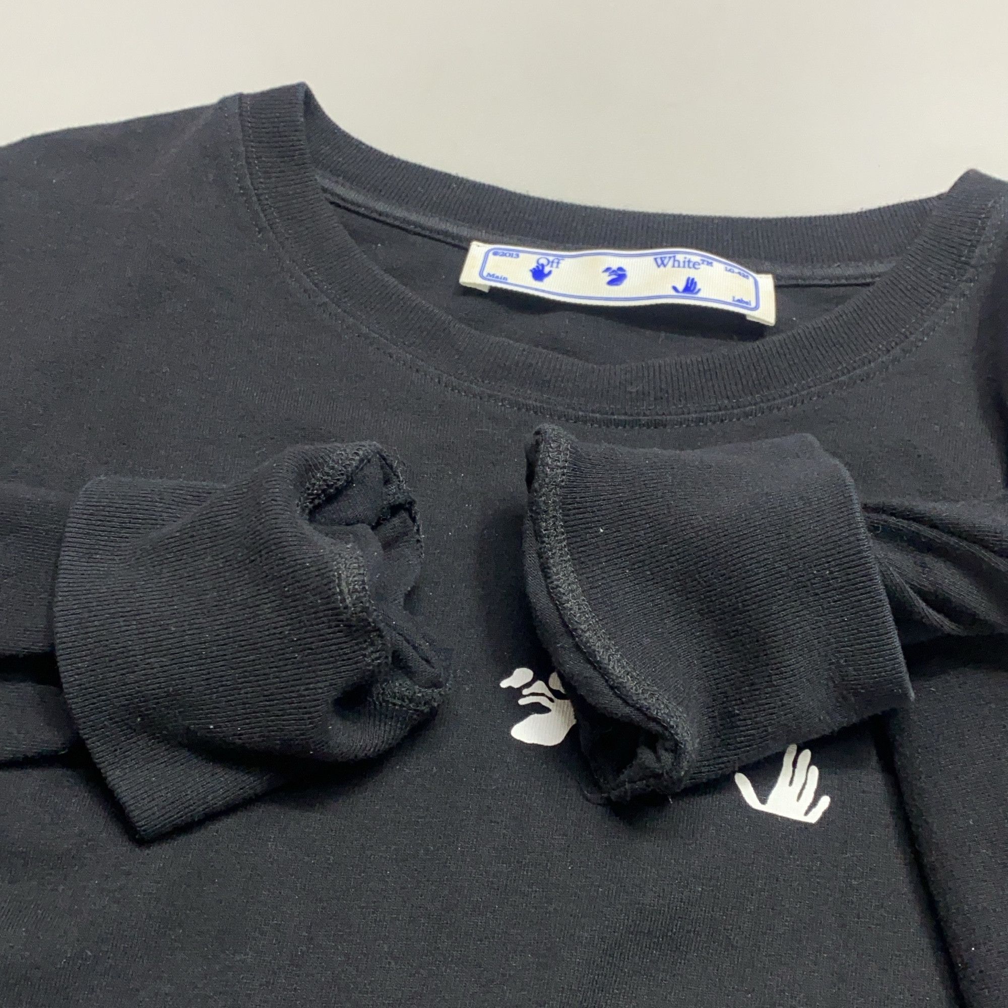 Off-White OFF-WHITE Marker Double Sleeve T-Shirt Size M Size US M / EU 48-50 / 2 - 10 Thumbnail