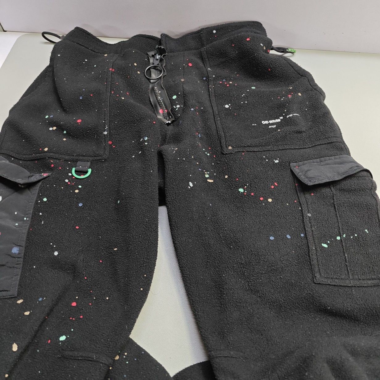 Off-White OFF-WHITE Paint Splatter Sweatpants Size M Size US 32 / EU 48 - 8 Thumbnail