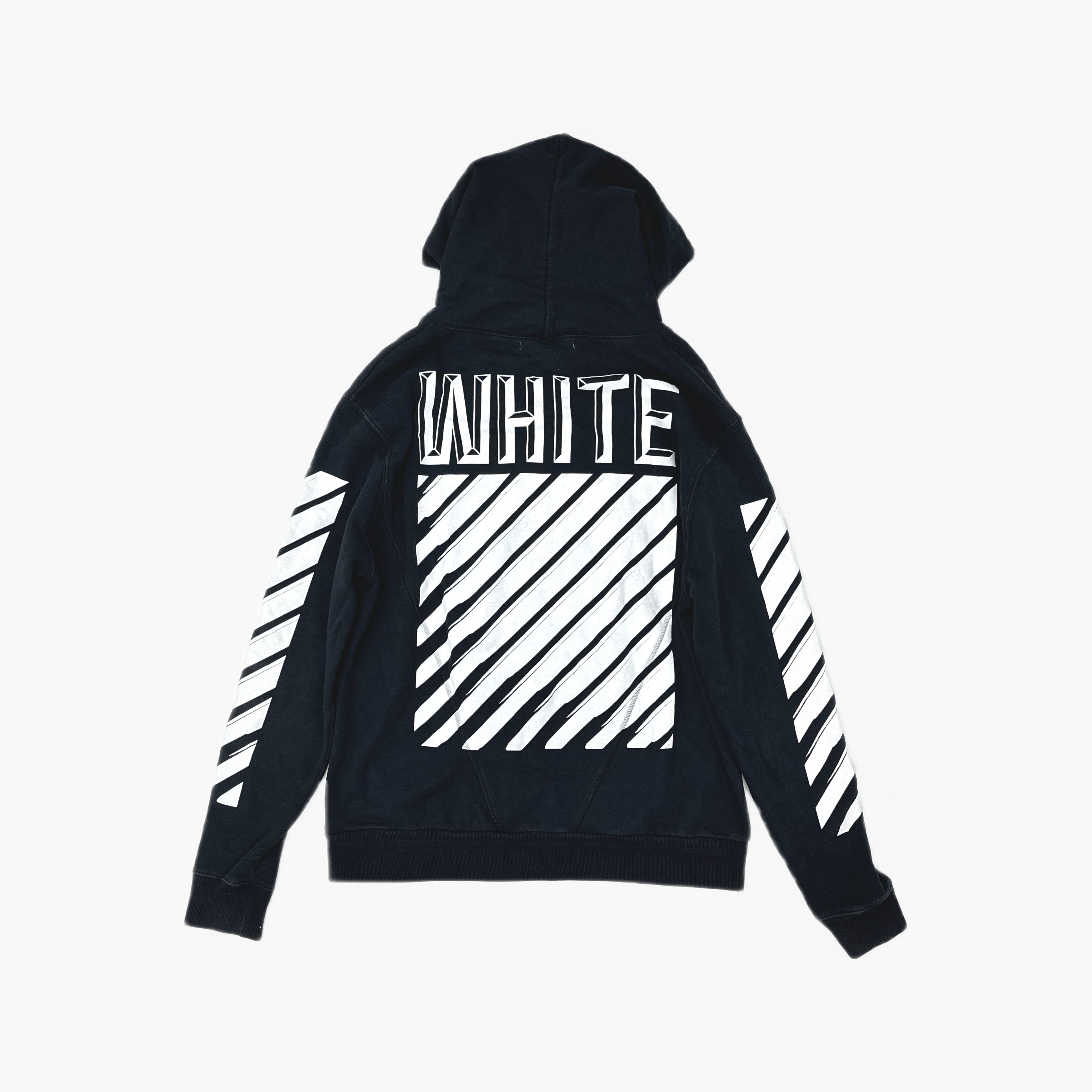 Off-White OFF-WHITE Diagonal Logo Hoodie Size M Size US M / EU 48-50 / 2 - 2 Thumbnail