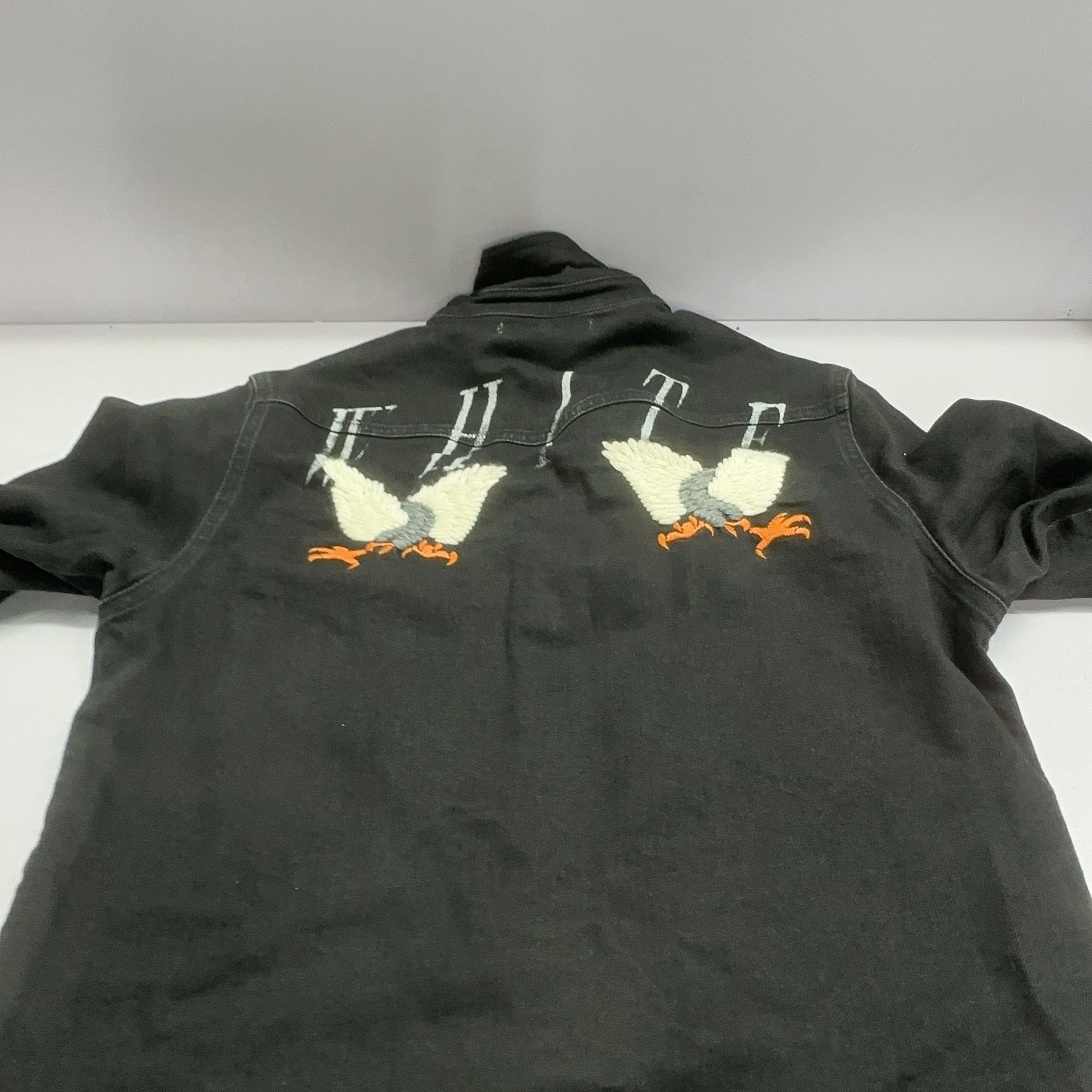 Off-White Off-White Embroidered Eagle Denim Shirt Size S Size US S / EU 44-46 / 1 - 13 Thumbnail
