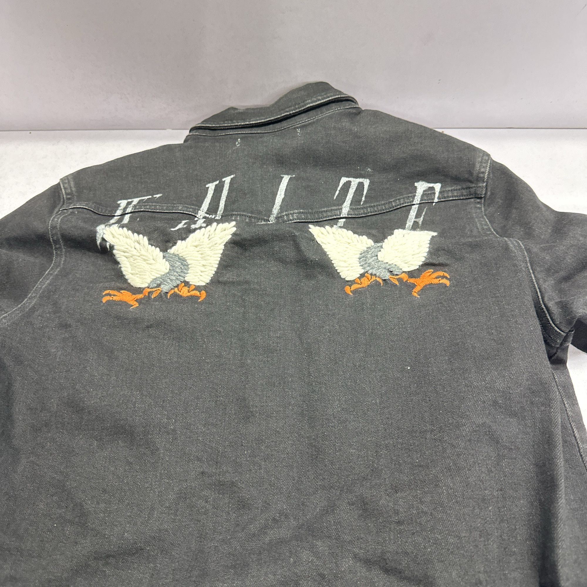 Off-White Off-White Embroidered Eagle Denim Shirt Size S Size US S / EU 44-46 / 1 - 5 Thumbnail