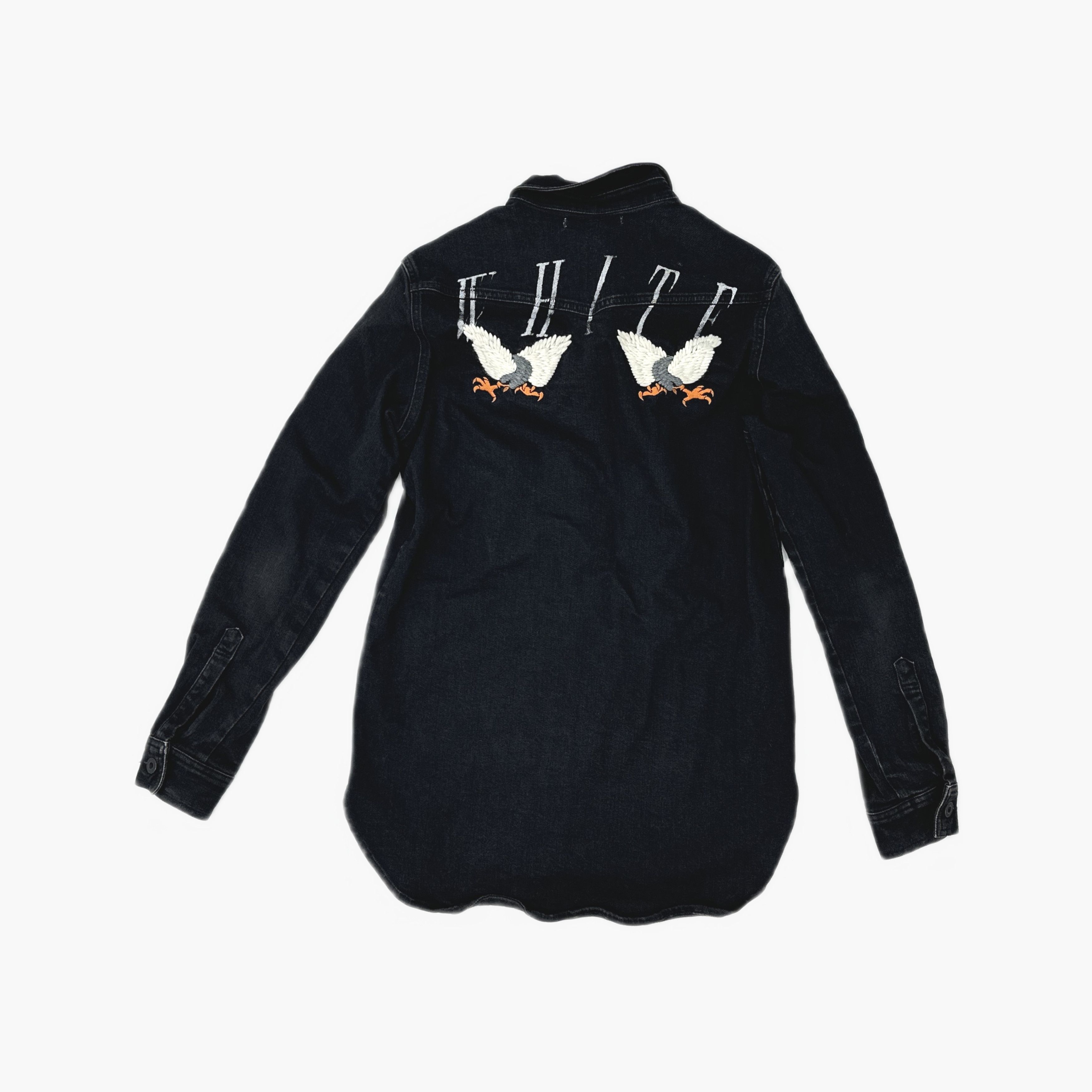 Off-White Off-White Embroidered Eagle Denim Shirt Size S Size US S / EU 44-46 / 1 - 2 Thumbnail