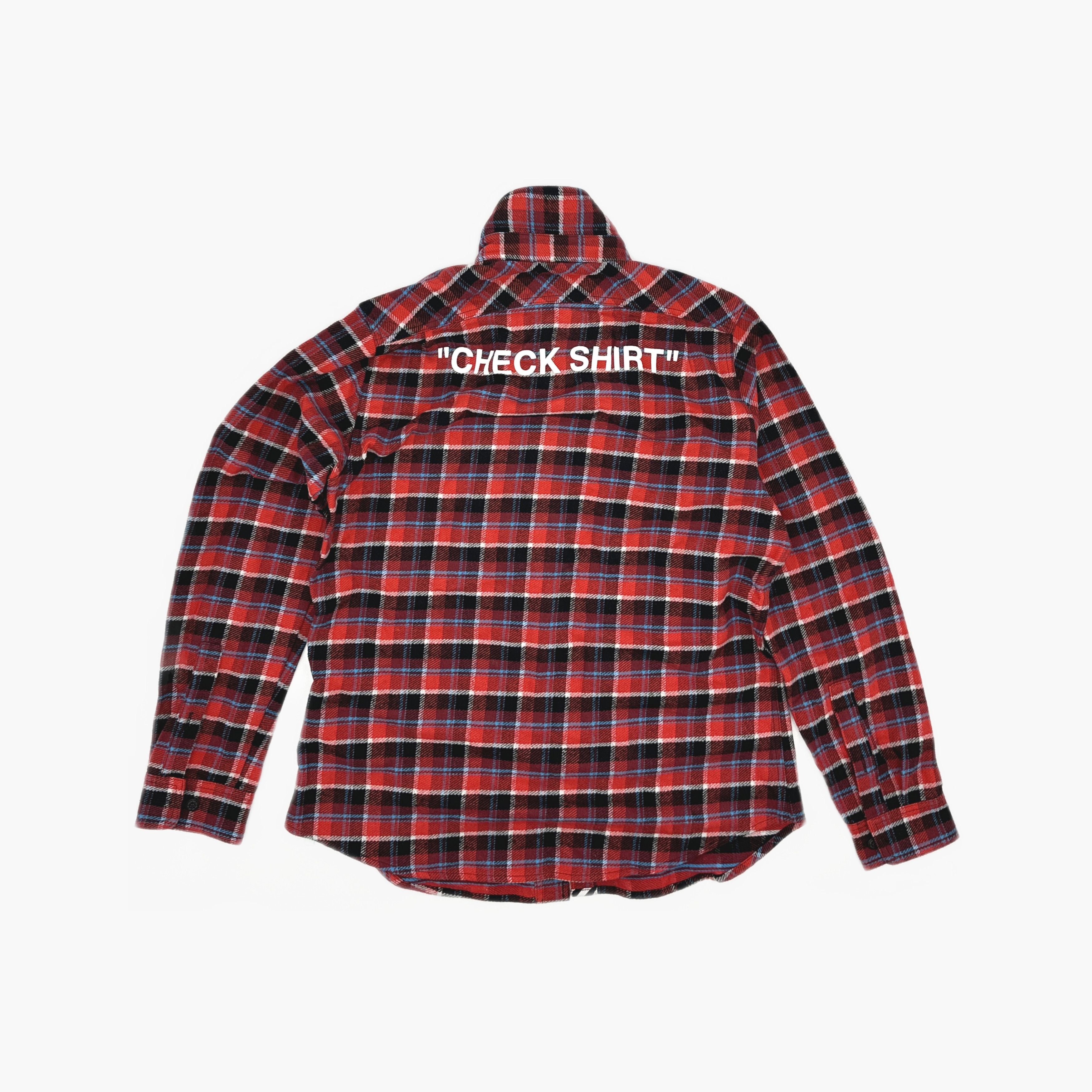 Off-White Off-White Plaid Flannel Shirt Size M Size US M / EU 48-50 / 2 - 2 Thumbnail