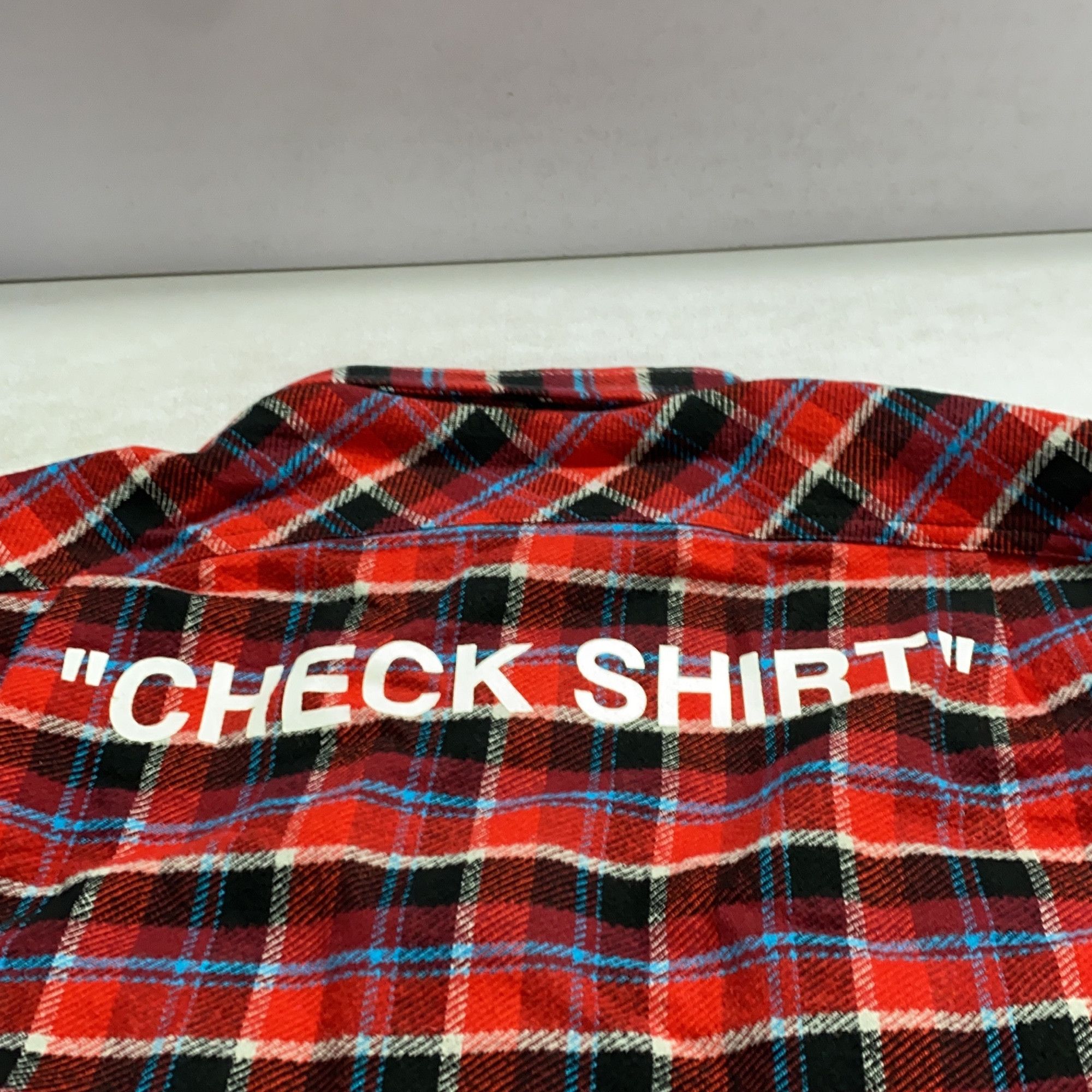 Off-White Off-White Plaid Flannel Shirt Size M Size US M / EU 48-50 / 2 - 5 Thumbnail
