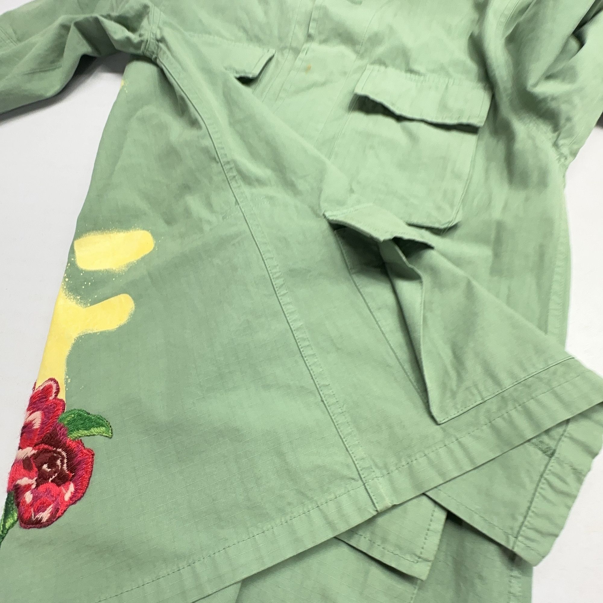 Off-White Off-White Floral Print Field Jacket Size S Size US S / EU 44-46 / 1 - 14 Thumbnail