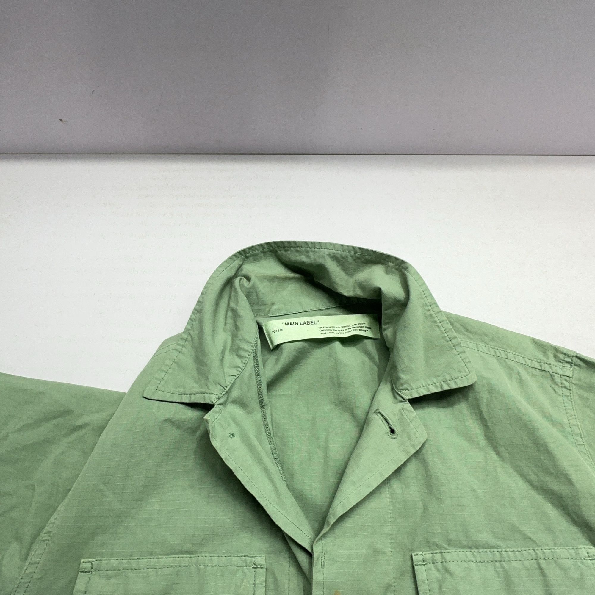Off-White Off-White Floral Print Field Jacket Size S Size US S / EU 44-46 / 1 - 7 Thumbnail