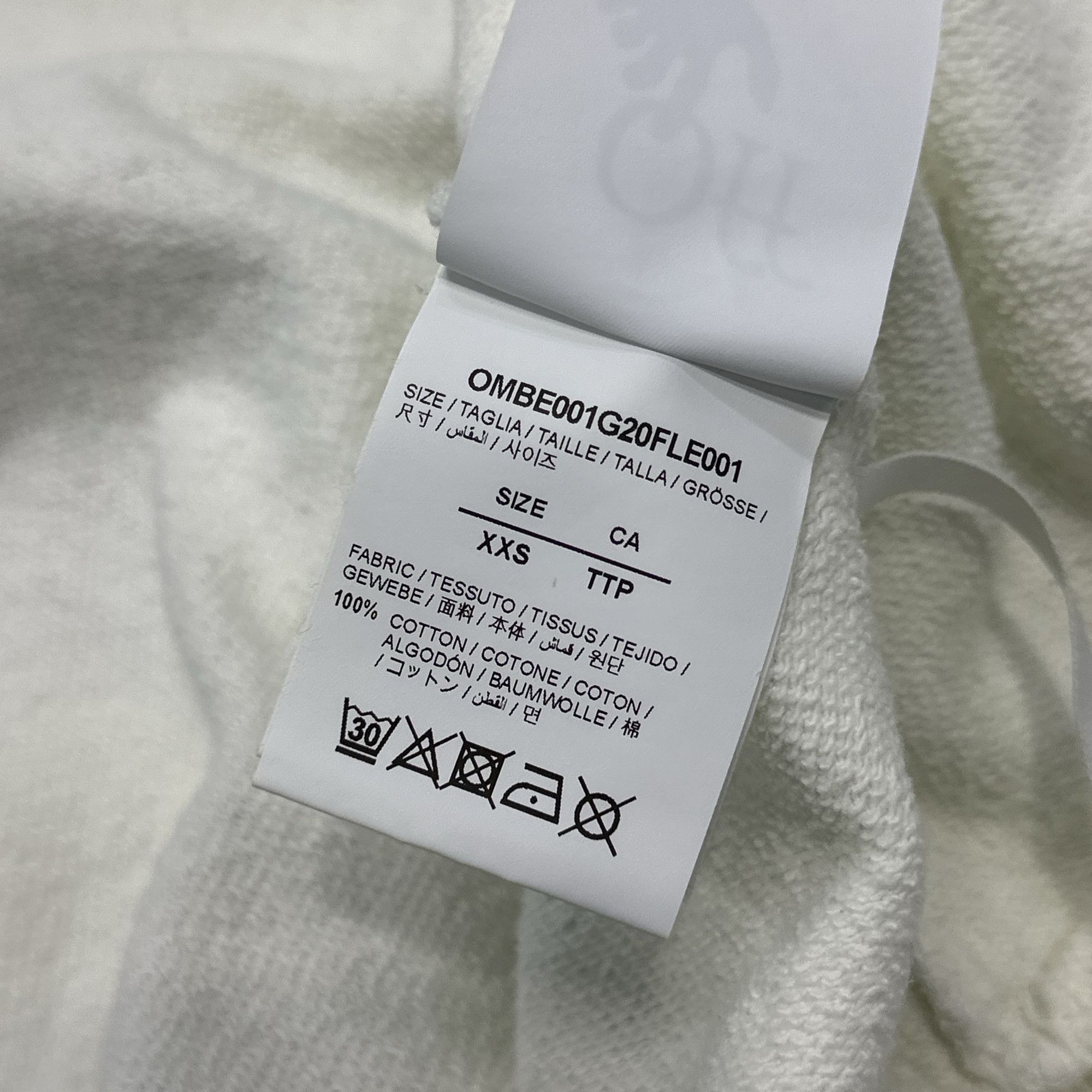 Off-White OFF-WHITE Arrow Print Zip Hoodie XXS Size US XXS / EU 40 - 5 Thumbnail