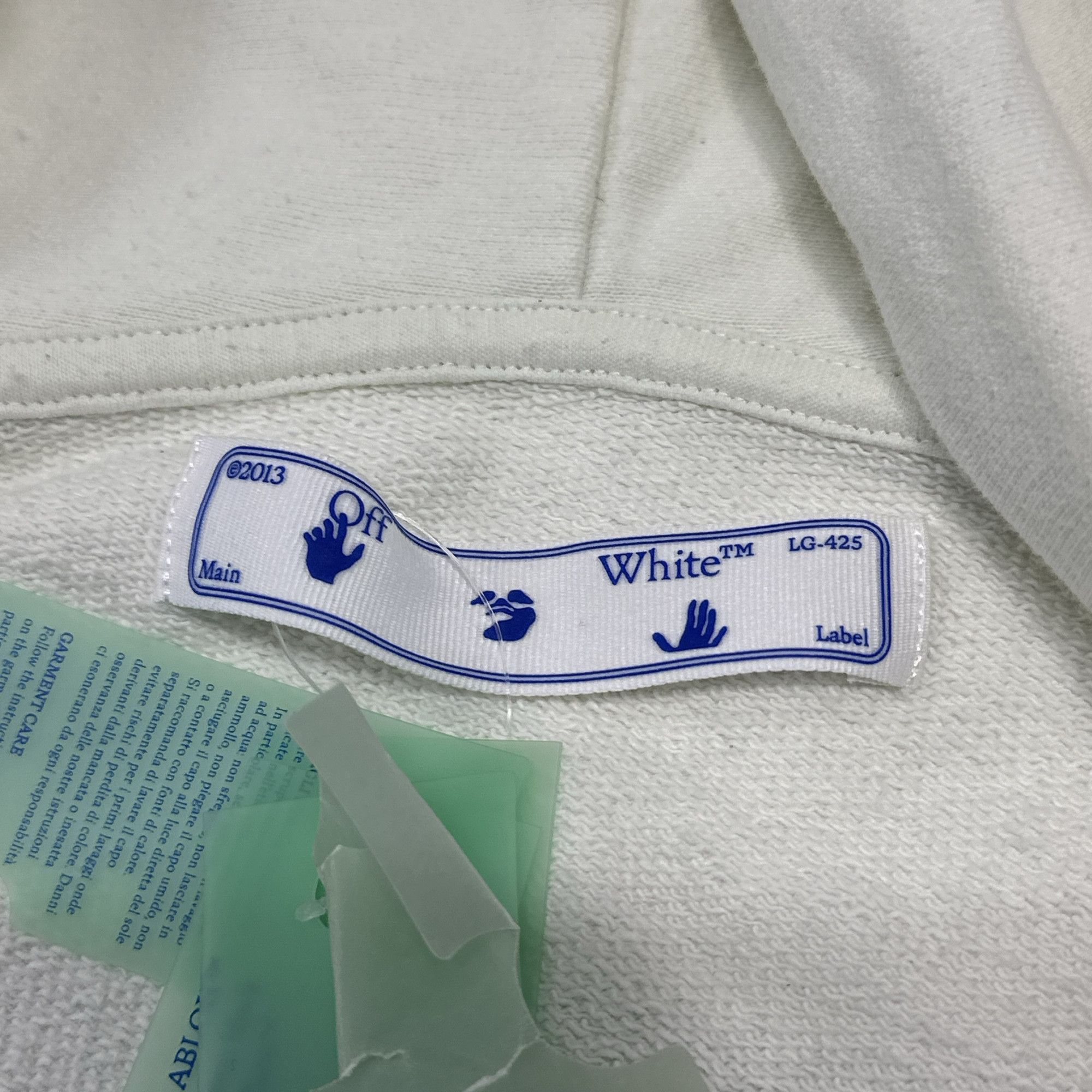 Off-White OFF-WHITE Arrow Print Zip Hoodie XXS Size US XXS / EU 40 - 4 Thumbnail