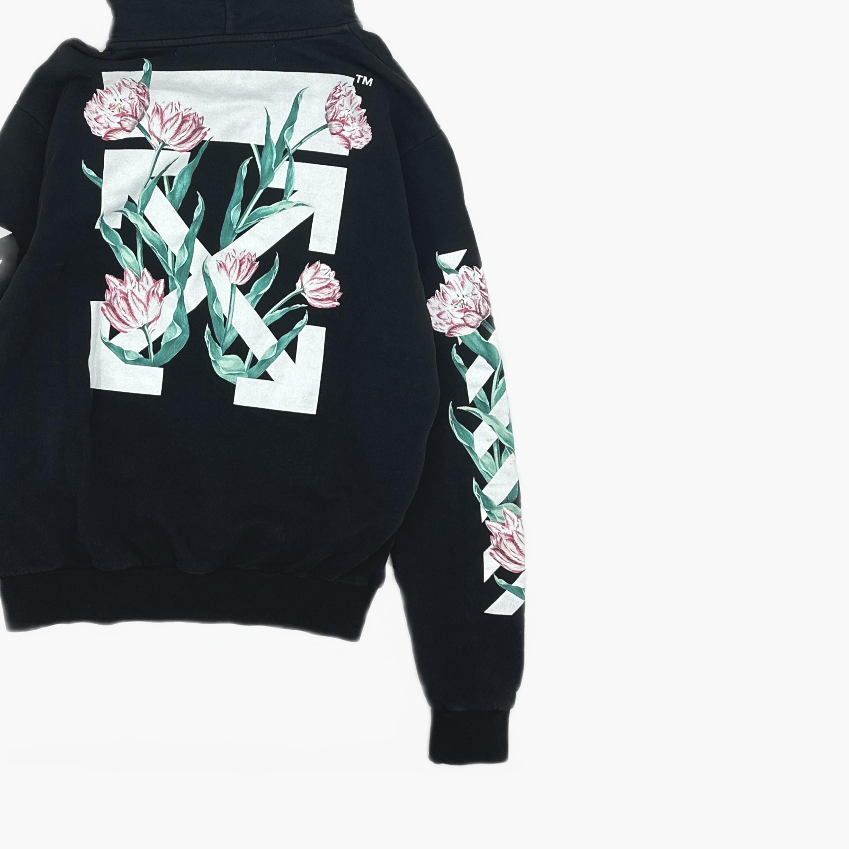 Off-White Off-White Diag Tulips Hoodie Size S Size US S / EU 44-46 / 1 - 5 Thumbnail