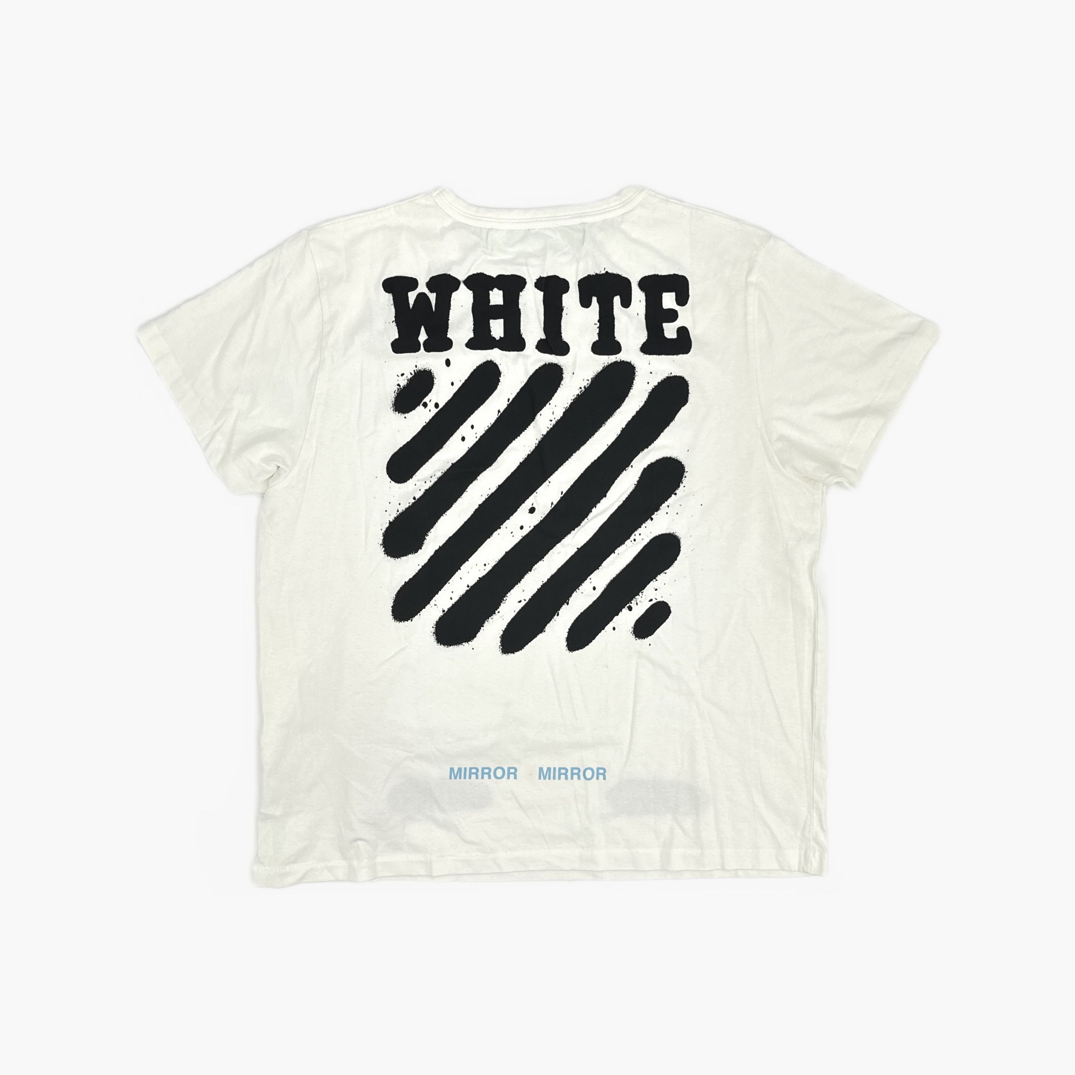 Off-White OFF-WHITE Spray Logo T-Shirt Size L Size US L / EU 52-54 / 3 - 2 Thumbnail