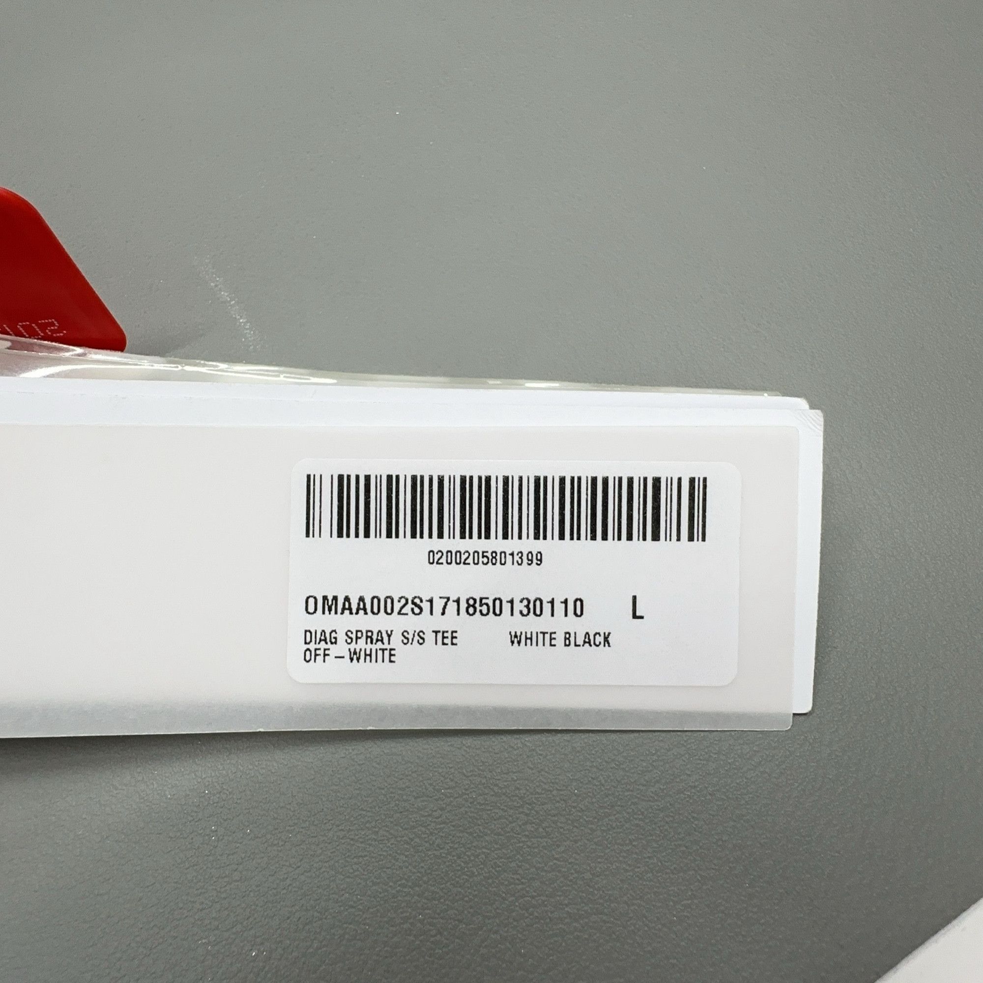 Off-White OFF-WHITE Spray Logo T-Shirt Size L Size US L / EU 52-54 / 3 - 4 Thumbnail
