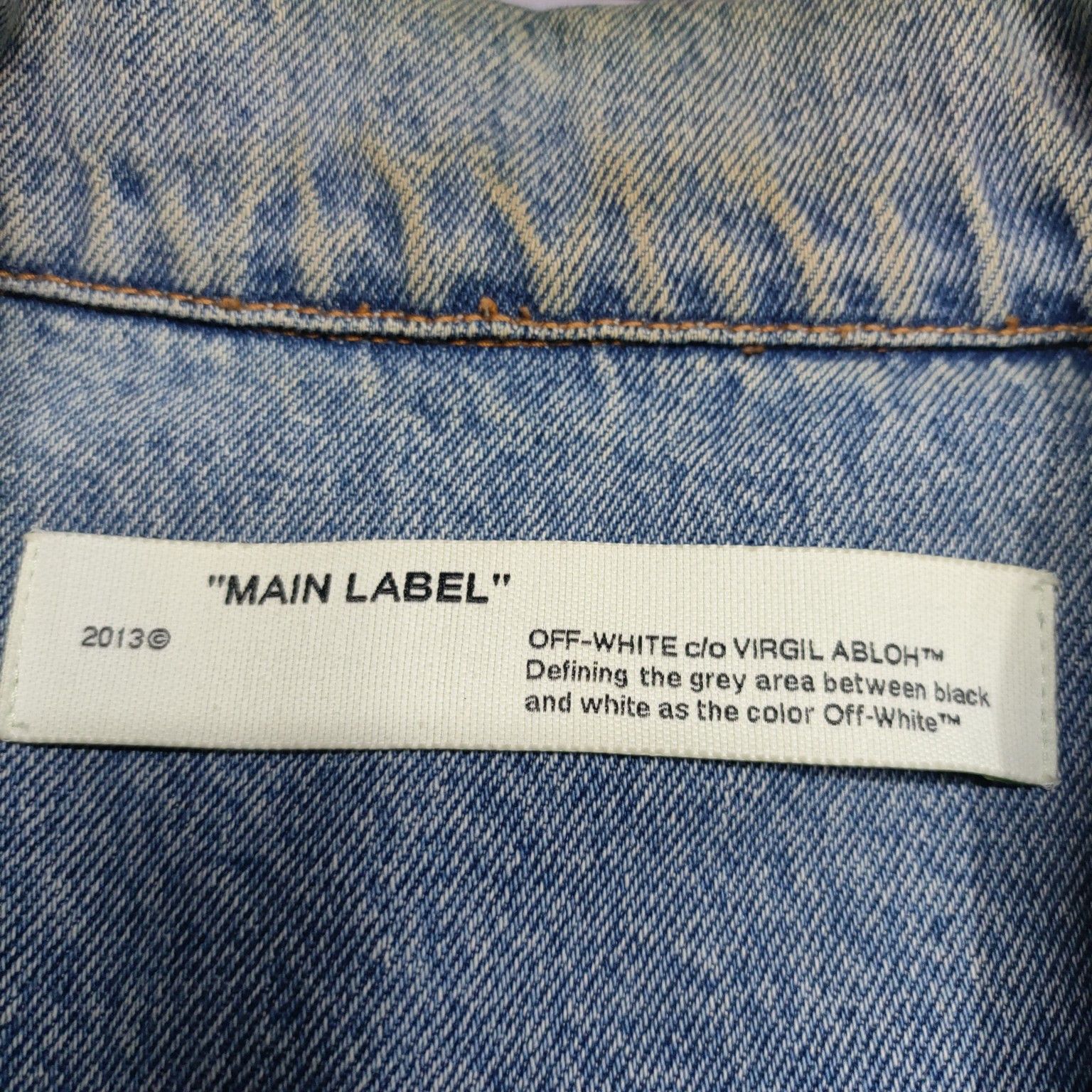 Off-White OFF-WHITE Spray Paint Denim Jacket Size XXL Size US XXL / EU 58 / 5 - 3 Thumbnail