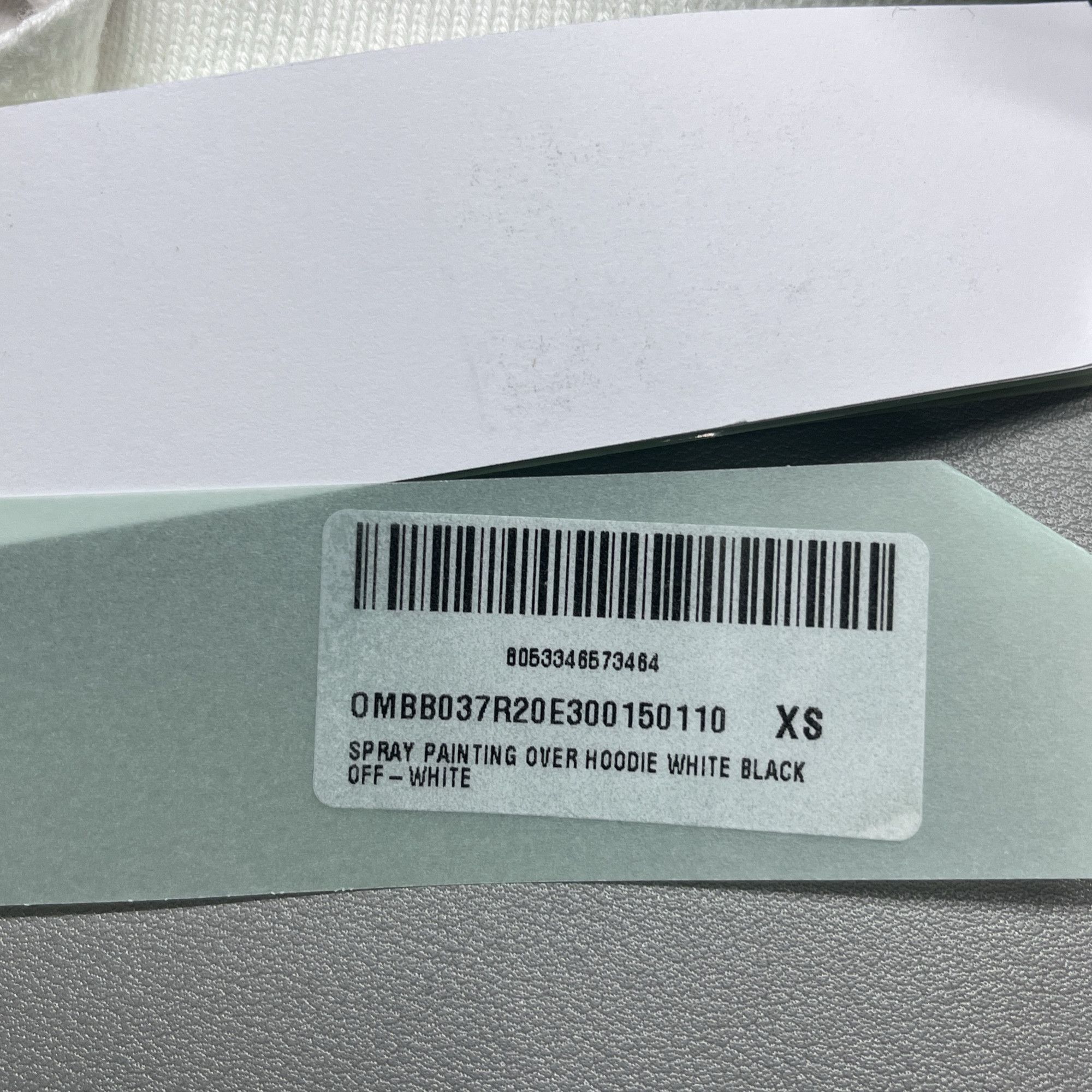 Off-White Off-White Spray Paint Arrow Hoodie Size XS Size US XS / EU 42 / 0 - 6 Thumbnail