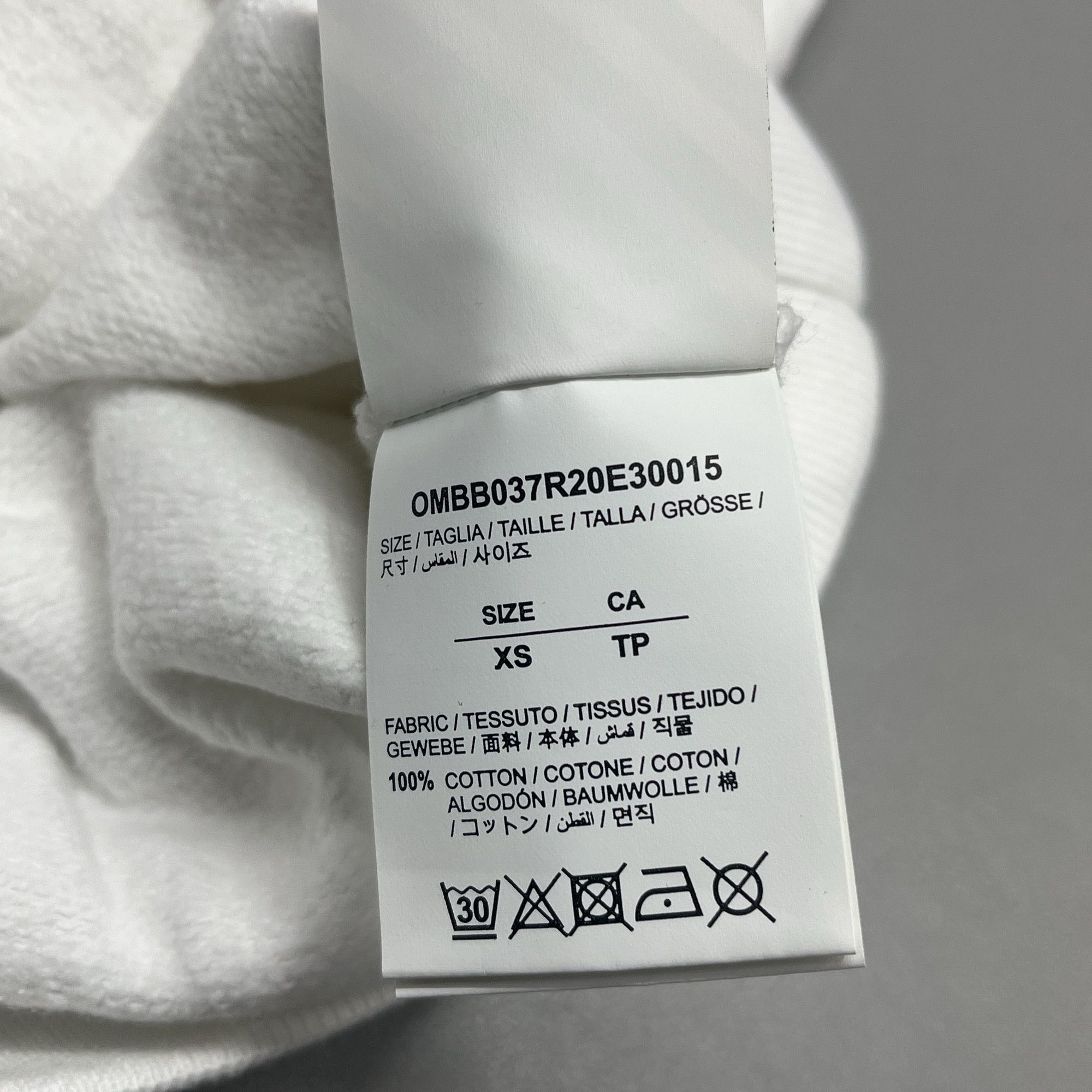 Off-White Off-White Spray Paint Arrow Hoodie Size XS Size US XS / EU 42 / 0 - 5 Thumbnail