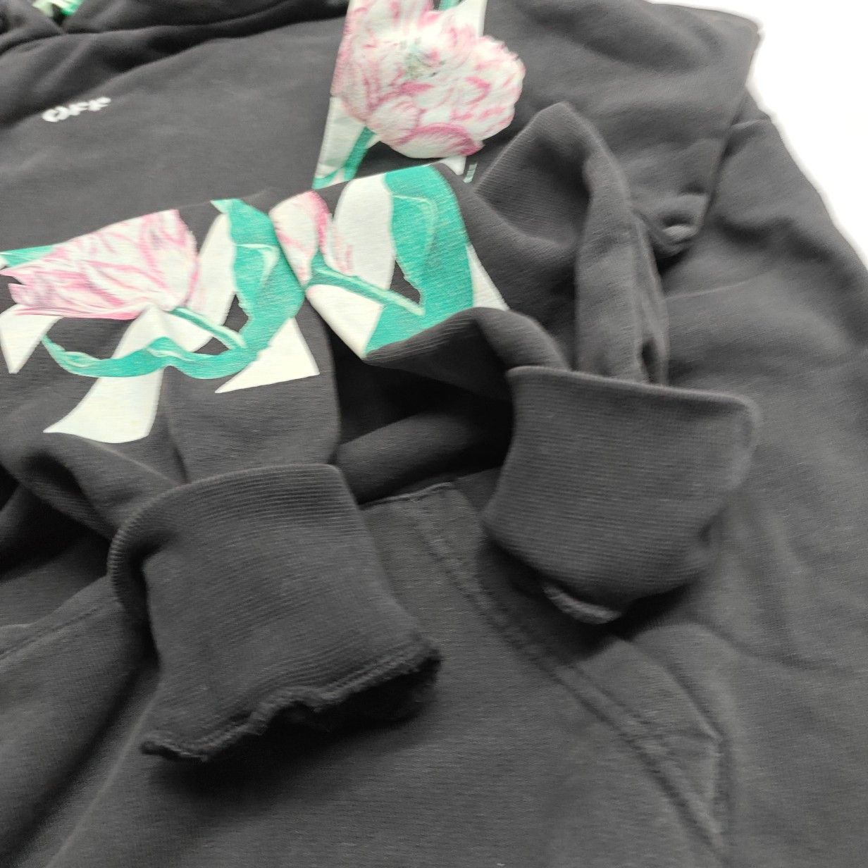 Off-White Off-White Floral Print Hoodie Size XXS Size XXS / US 00 / IT 34 - 12 Thumbnail